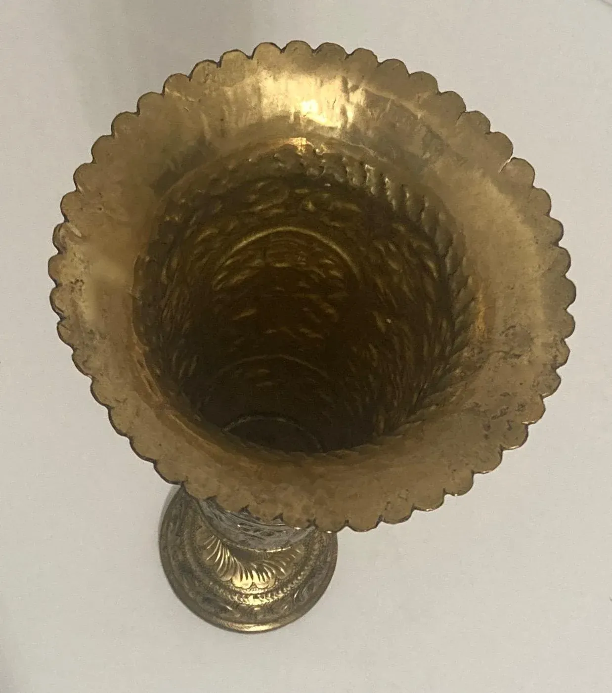 Early 20th Century Anglo Indian Brass Vase
