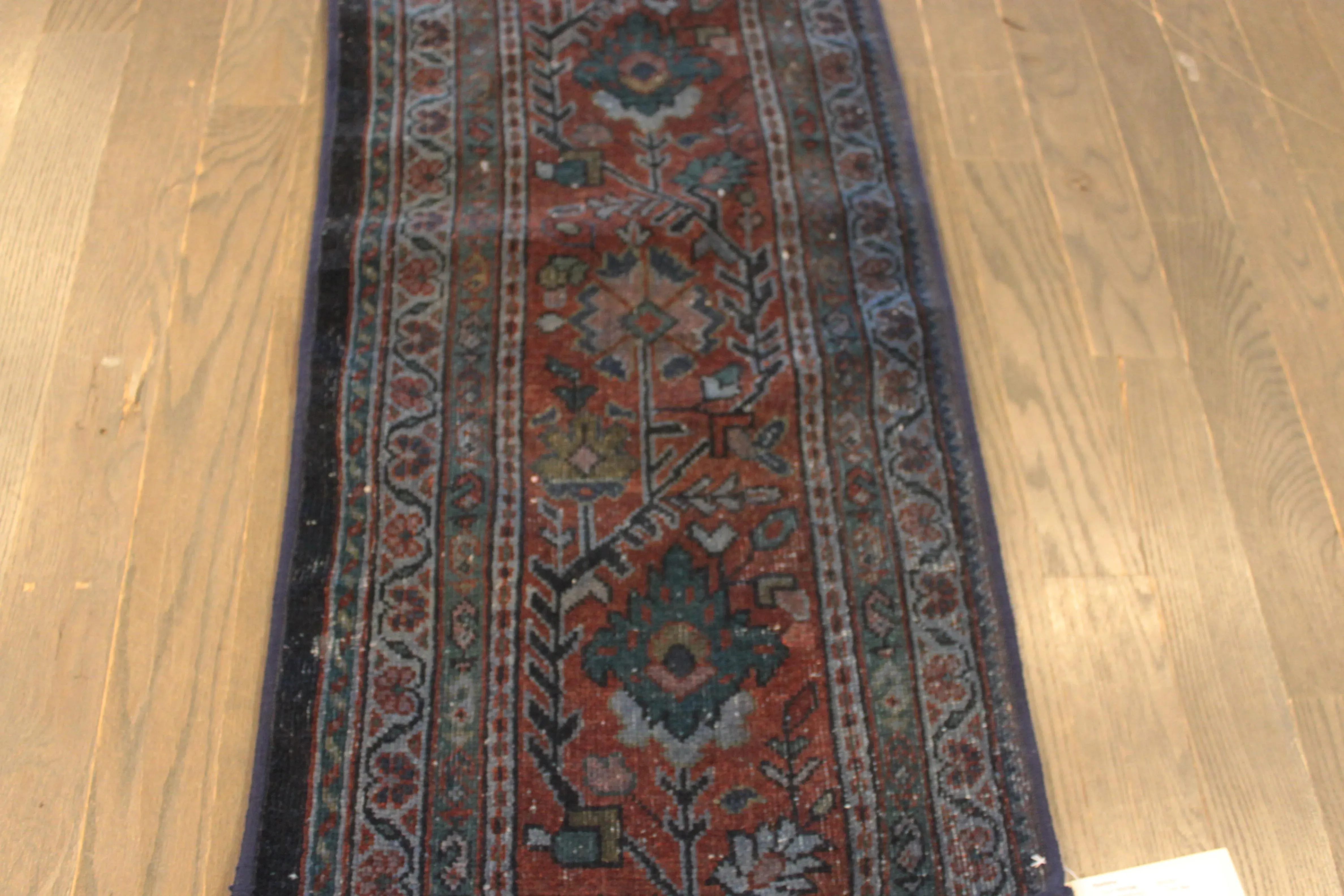 Red Vintage Overdyed Handmade Wool Rug