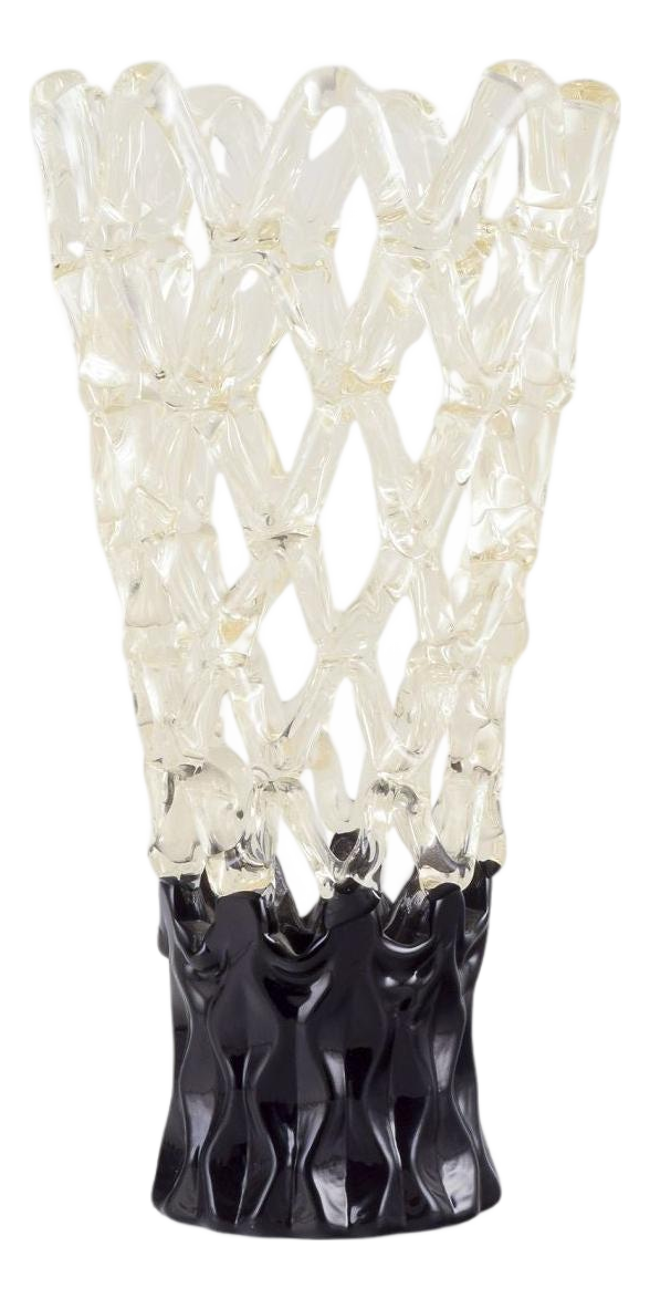 置物 Murano Italy Antique Vintage Italian Murano Art Glass Vase, 1966