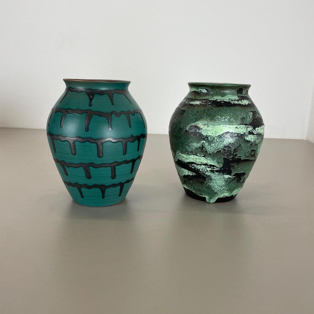 Fat Lava Pottery Vases by Heinz Siery for Carstens Tönnieshof