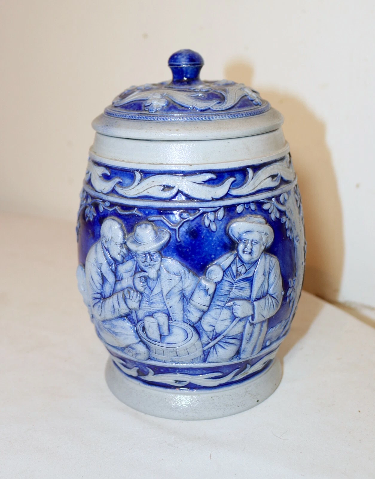 german tobacco jar Original WWI Trench Art Shell Case Tin Glazed Antique German Tobacco