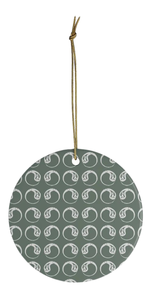 Moon Drop Light Green Ornament Chairish
