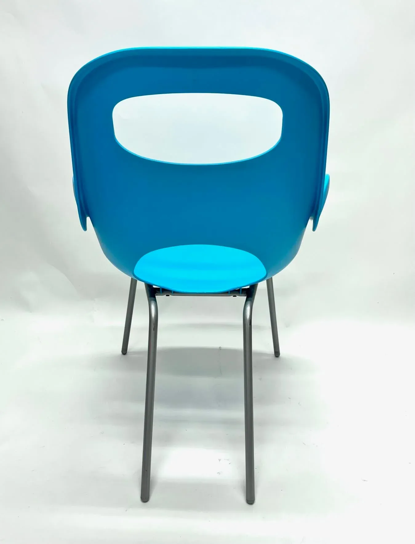 Y2k Karim Rashid Turquoise Oh Chairs - a Pair | Chairish