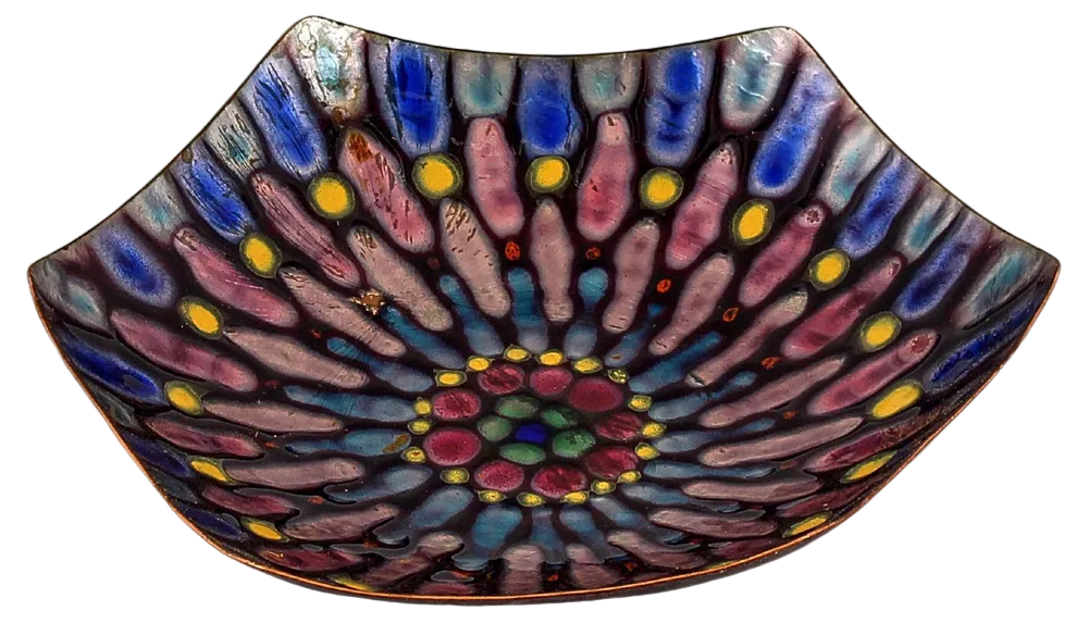 Copper Centerpiece Bowl from Metal Arte Sulmona, Italy, 1950s Chairish