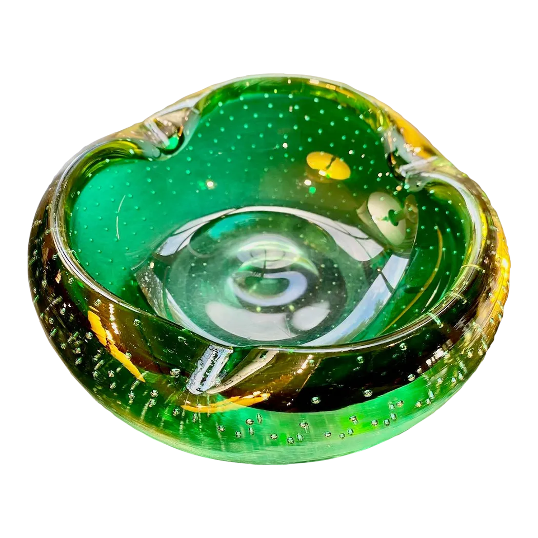vintage-murano-style-green-