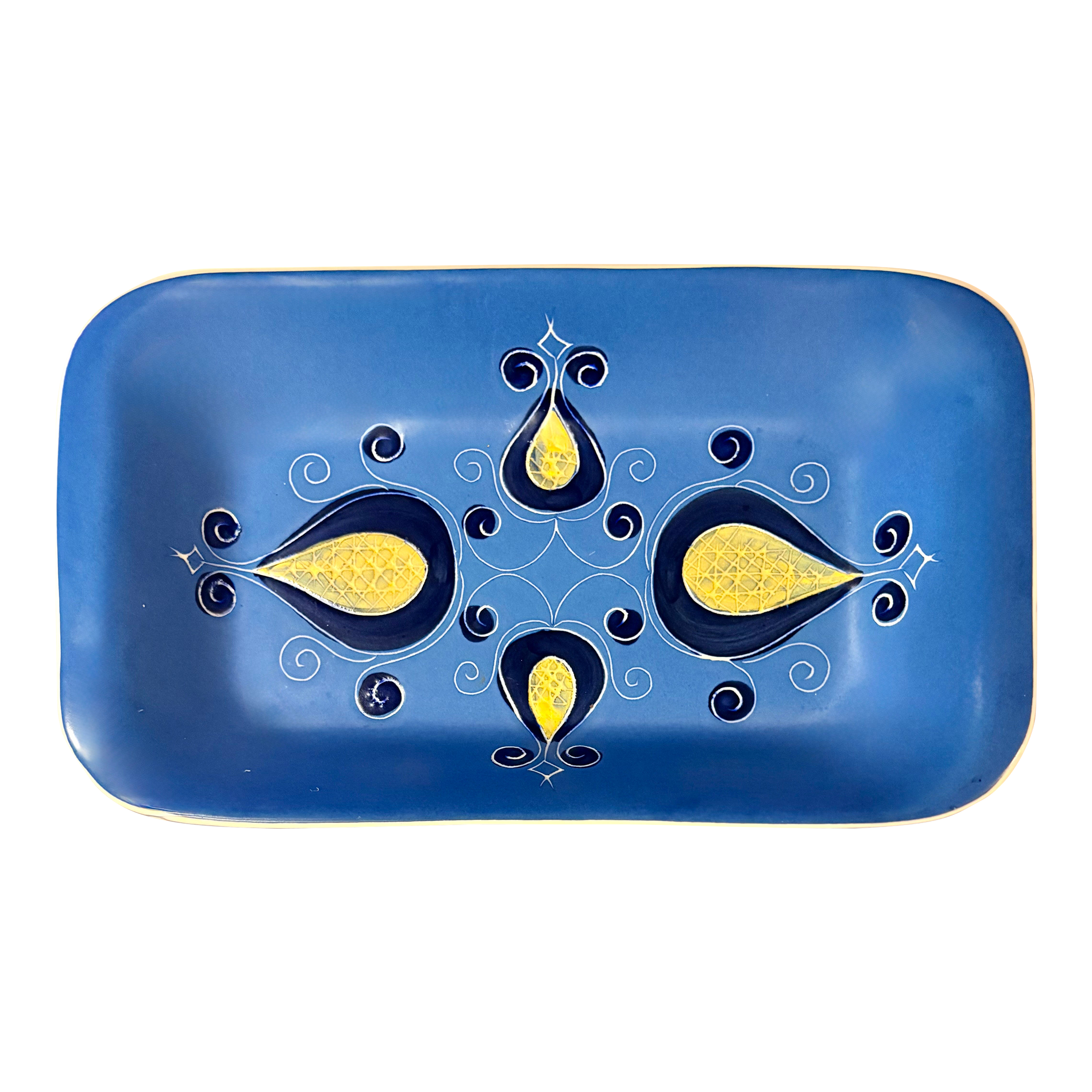 Jie Gantofta of Sweden Tear Drop Serving Dish | Chairish