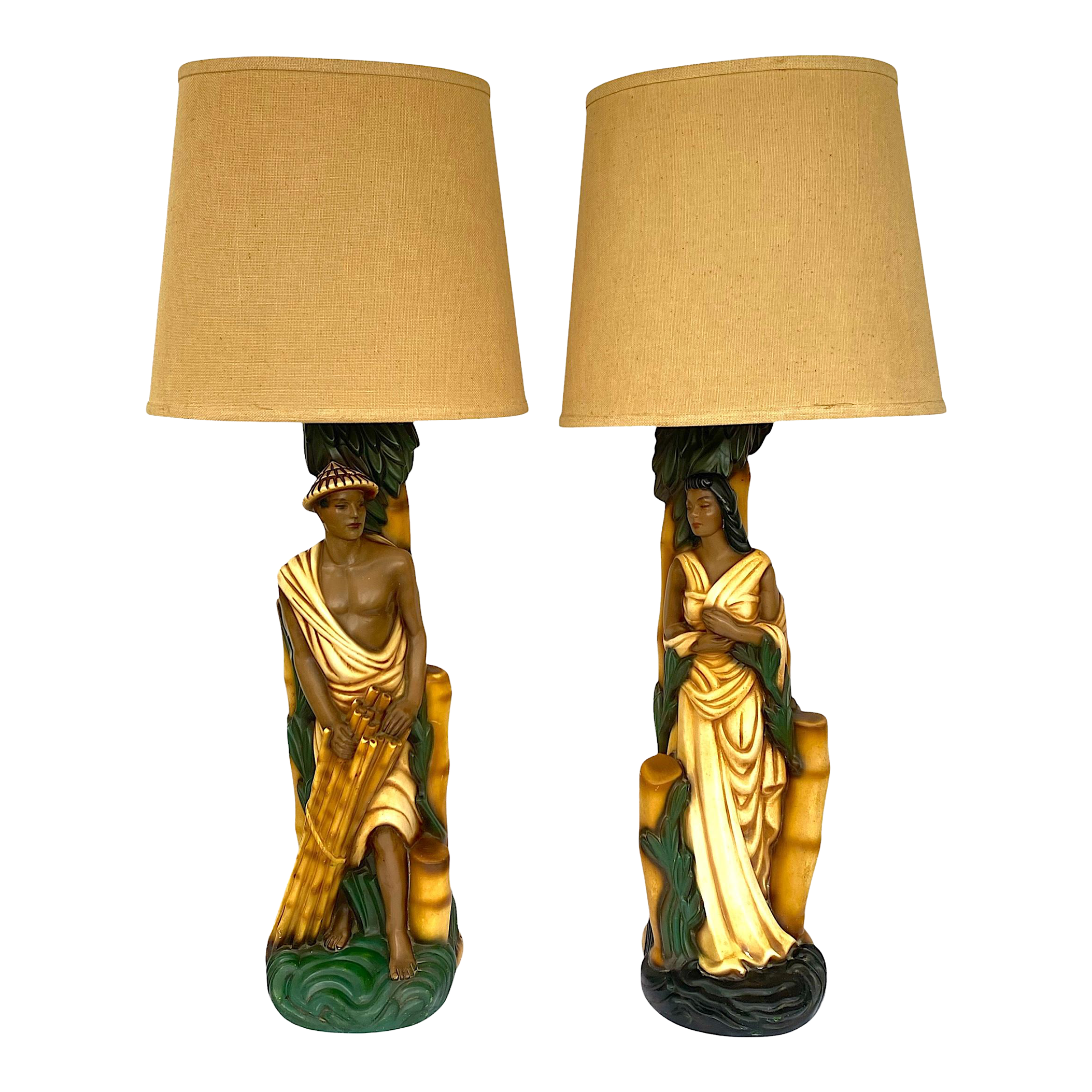 黄昏の美男 美女 ANTIQUE POSTCARD COLLECTION Tsuchiya Koitsu (1870-1949) 'Teahouse Yotsuya Arakicho at