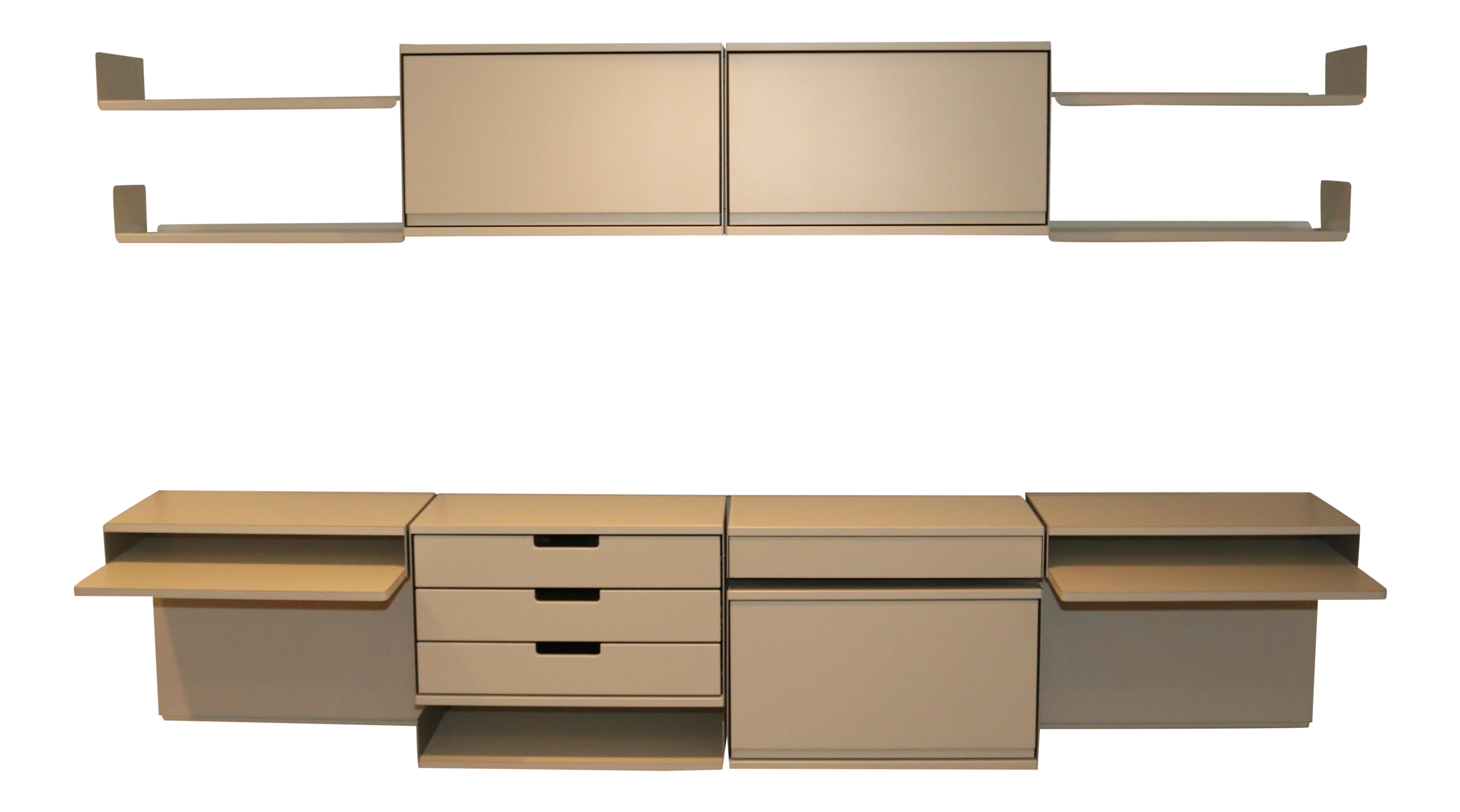 Scandinavian Modern White Vitsoe 606 Universal Shelving System Chairish