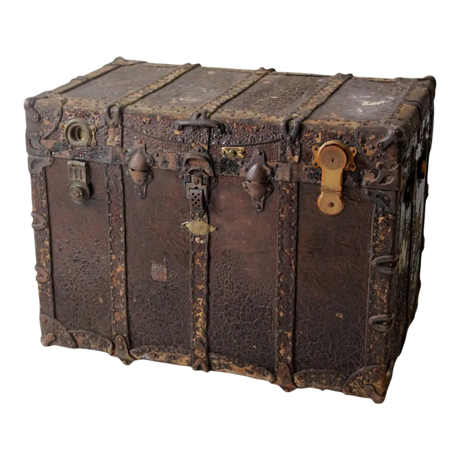 Antique Travel Trunk Chairish