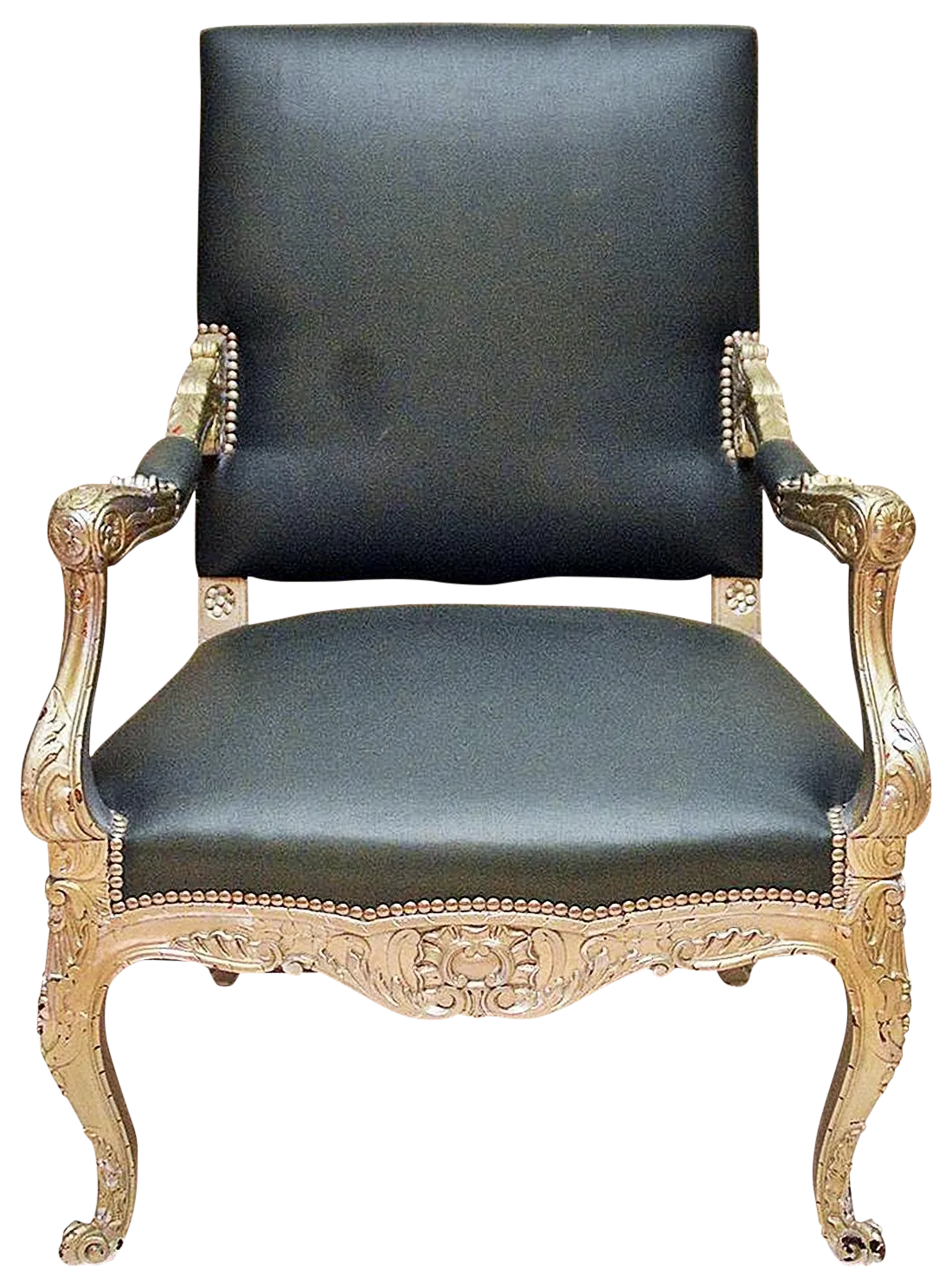 Antique French Silver Armchair