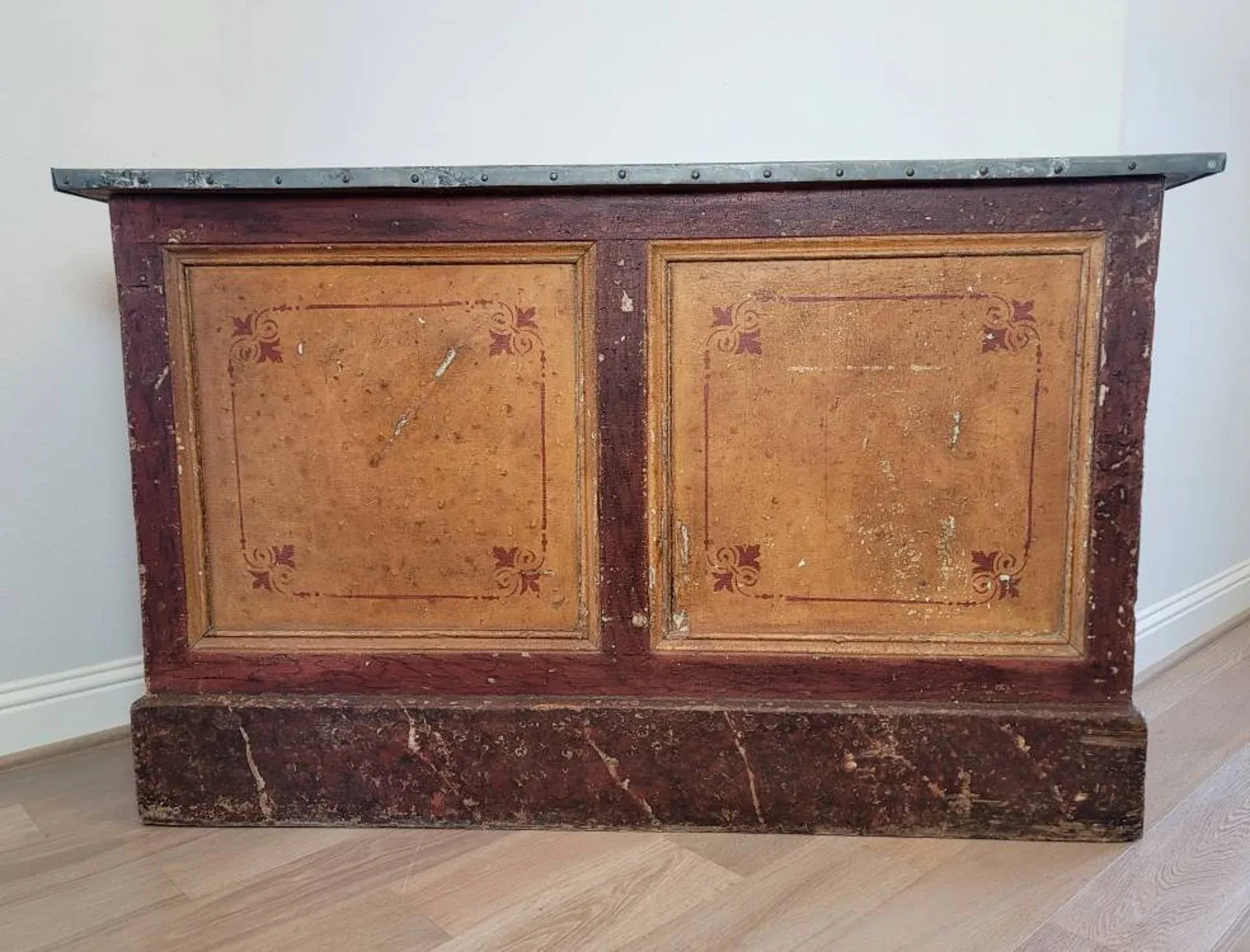 19th Century French General Store Counter - Industrial Country