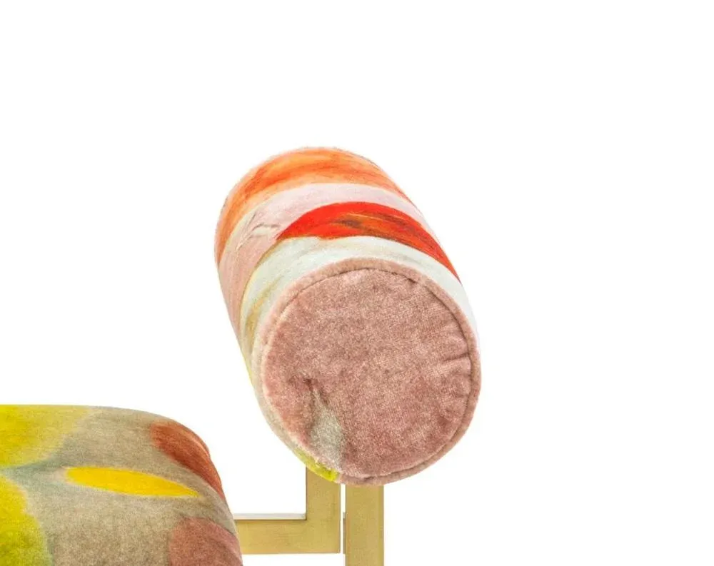 Nike Air Zoom Victory Track Shoes White Pink CD4385-100 Mens Size 12Awaiting H Stool in Printed Velvet by Coralla Maiuri and Giorgia Zanellato for Secondome Edizioni