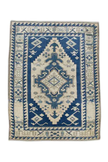 世界有名な Vintage 4'10 Rug Turkish 洋書