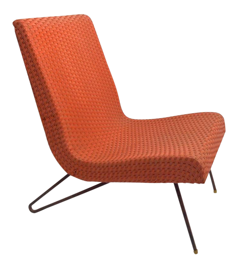 Wicker Scoop Chair Attributed to Lloyd Loom Chairish