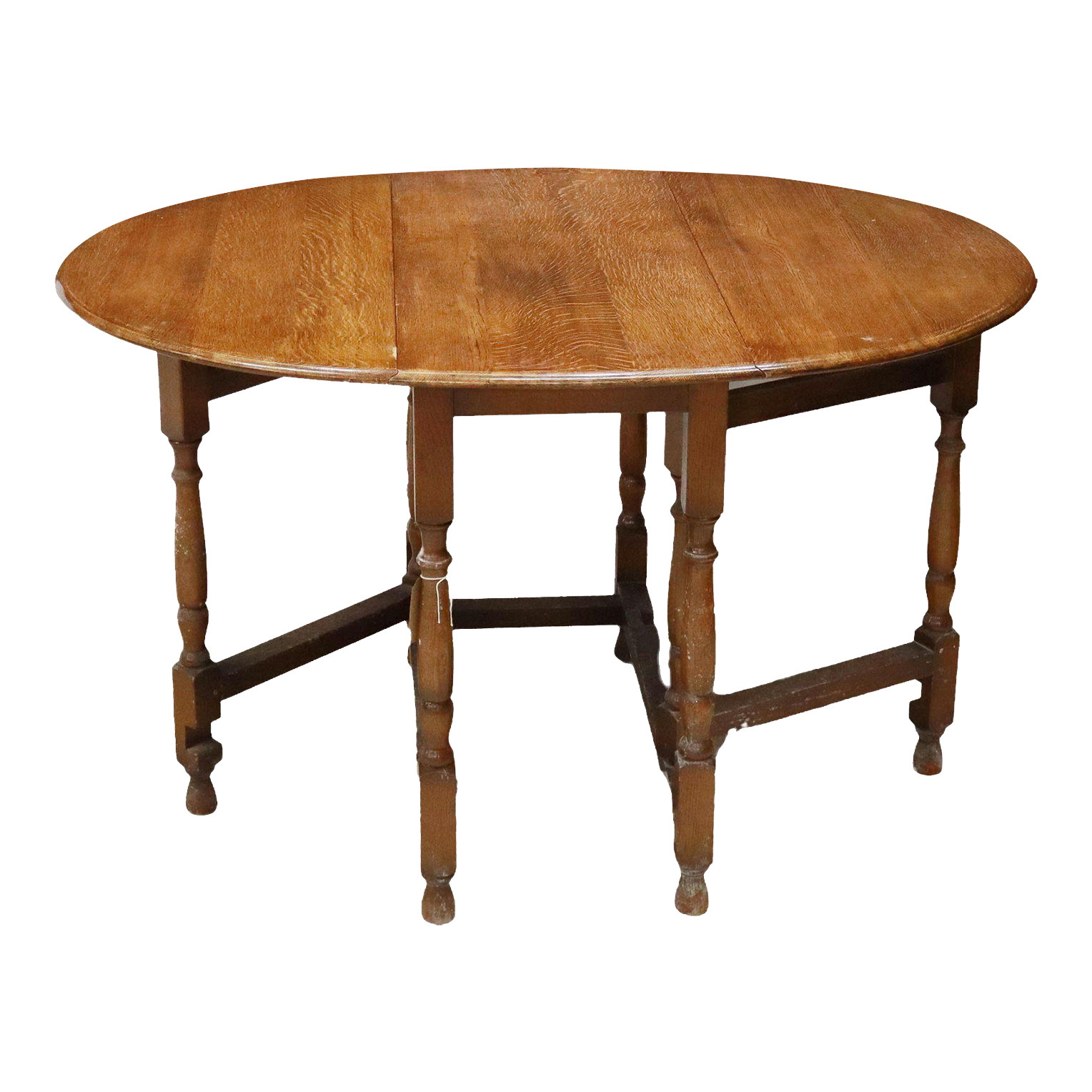 English Oak DropLeaf Gate Leg Table Chairish