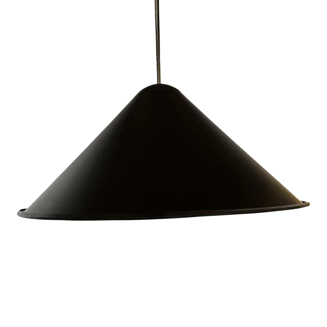 Tom Dixon Modern Black Pendant Light With Frosted Plexiglass Bottom Chairish