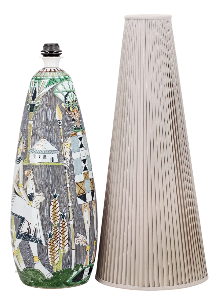 Vintage Swedish Table Lamp by Marian Zawadski for Tilgmans, 1961