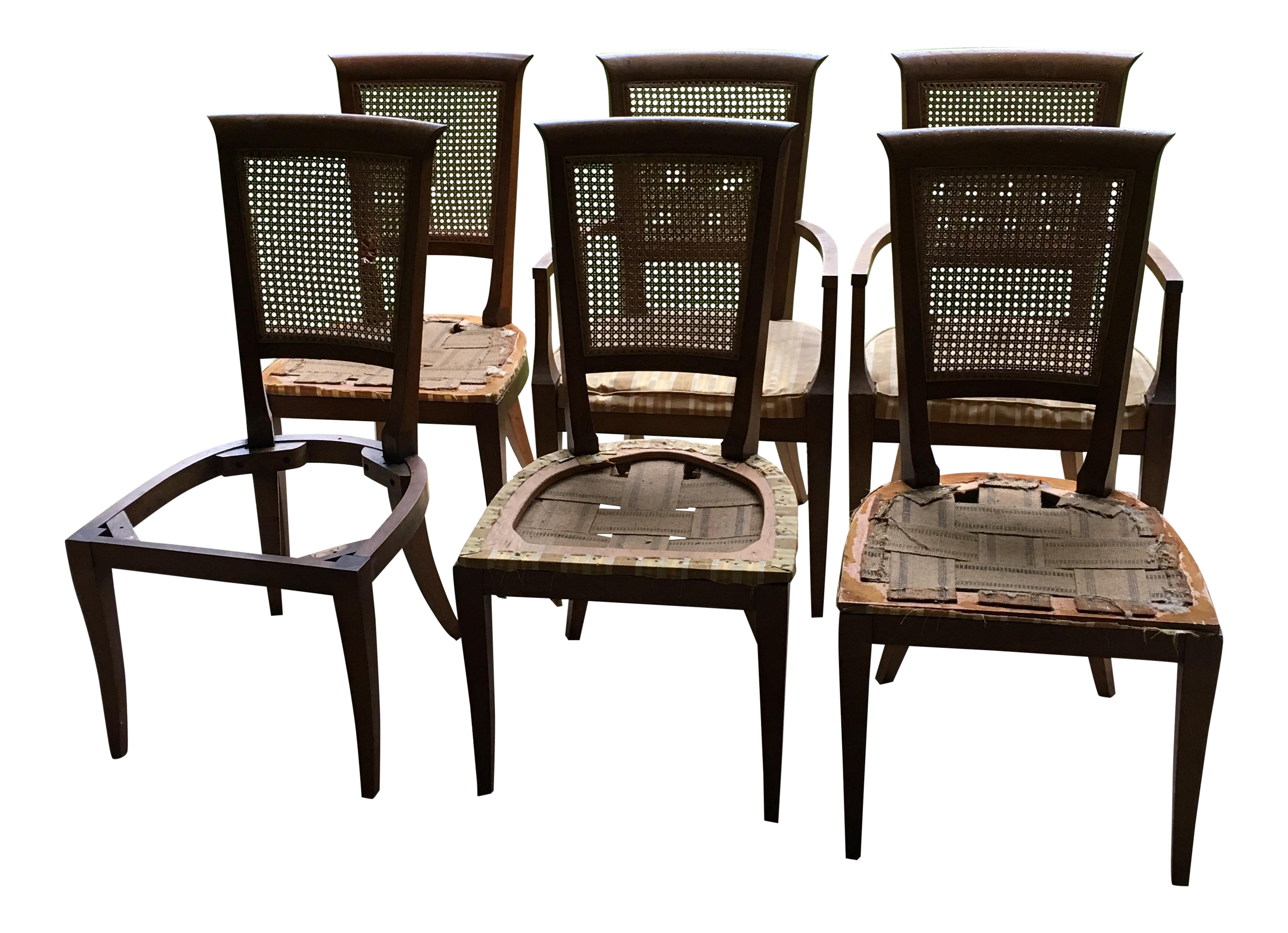 Baker Cane Back Dining Chairs – Set of 6