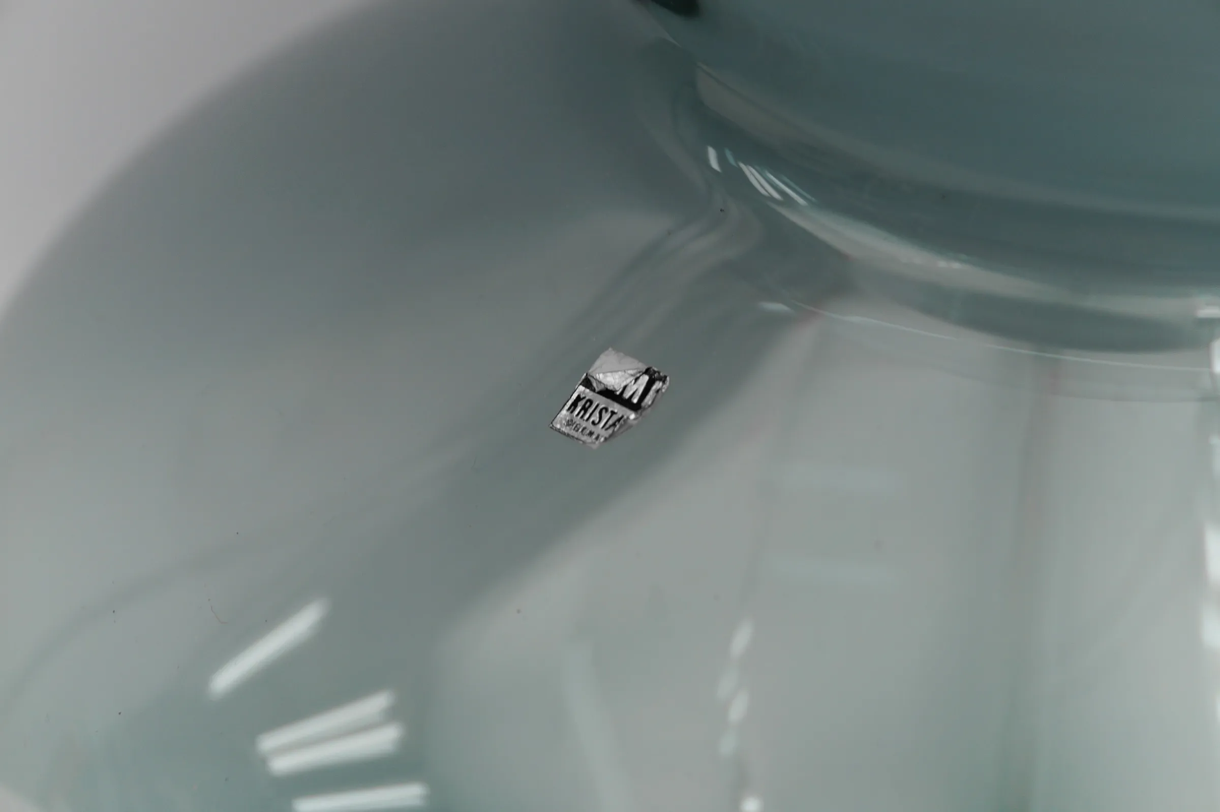 Tourmaline Blue Heart Vases by Wilhelm Wagenfeld for WMF, 1960s