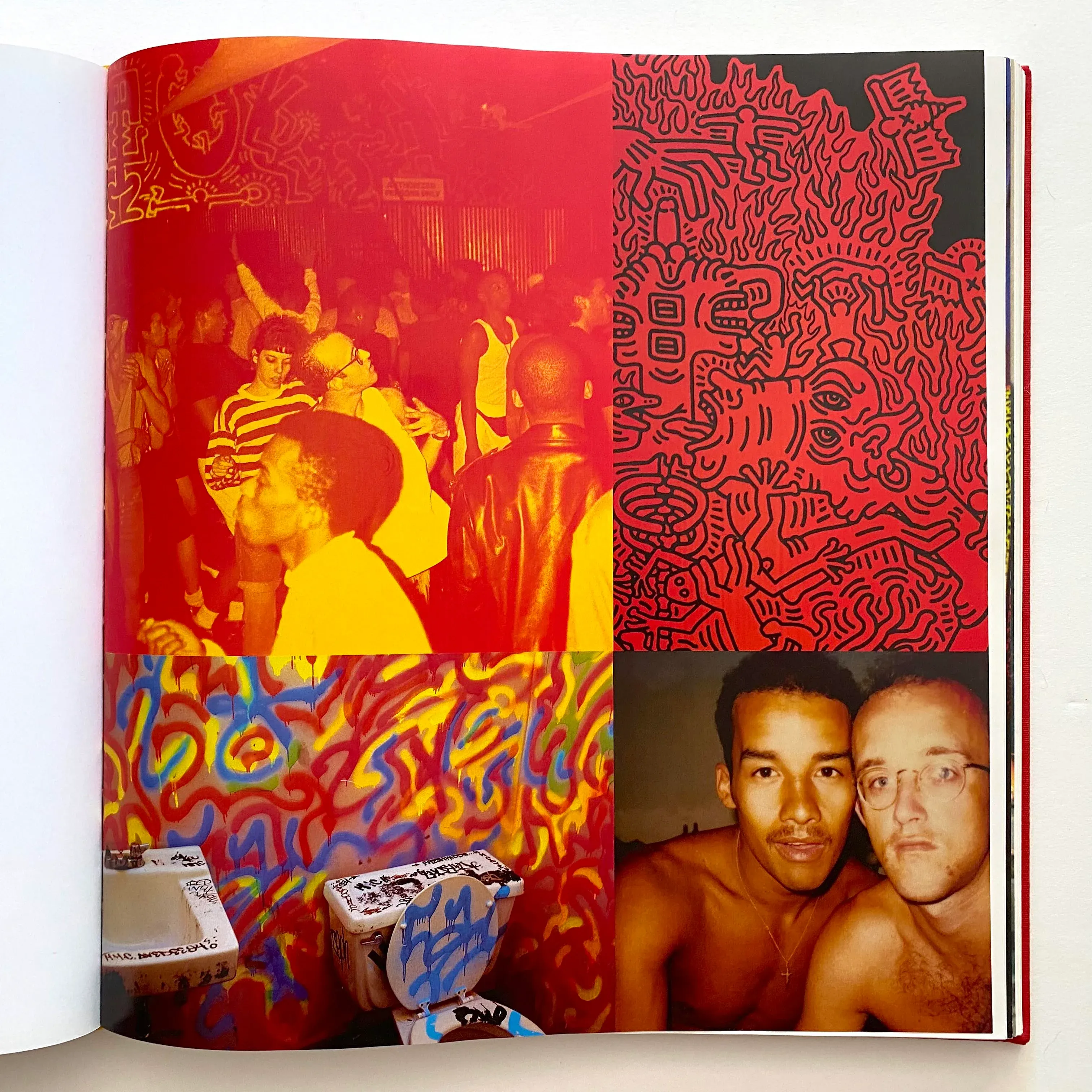 アート・デザイン・音楽 KEITH HARING 1997 1ST POP ART EXHBT BOOK KEITH HARING RARE 1997 1ST ED LANDMARK VOLUME LARGE