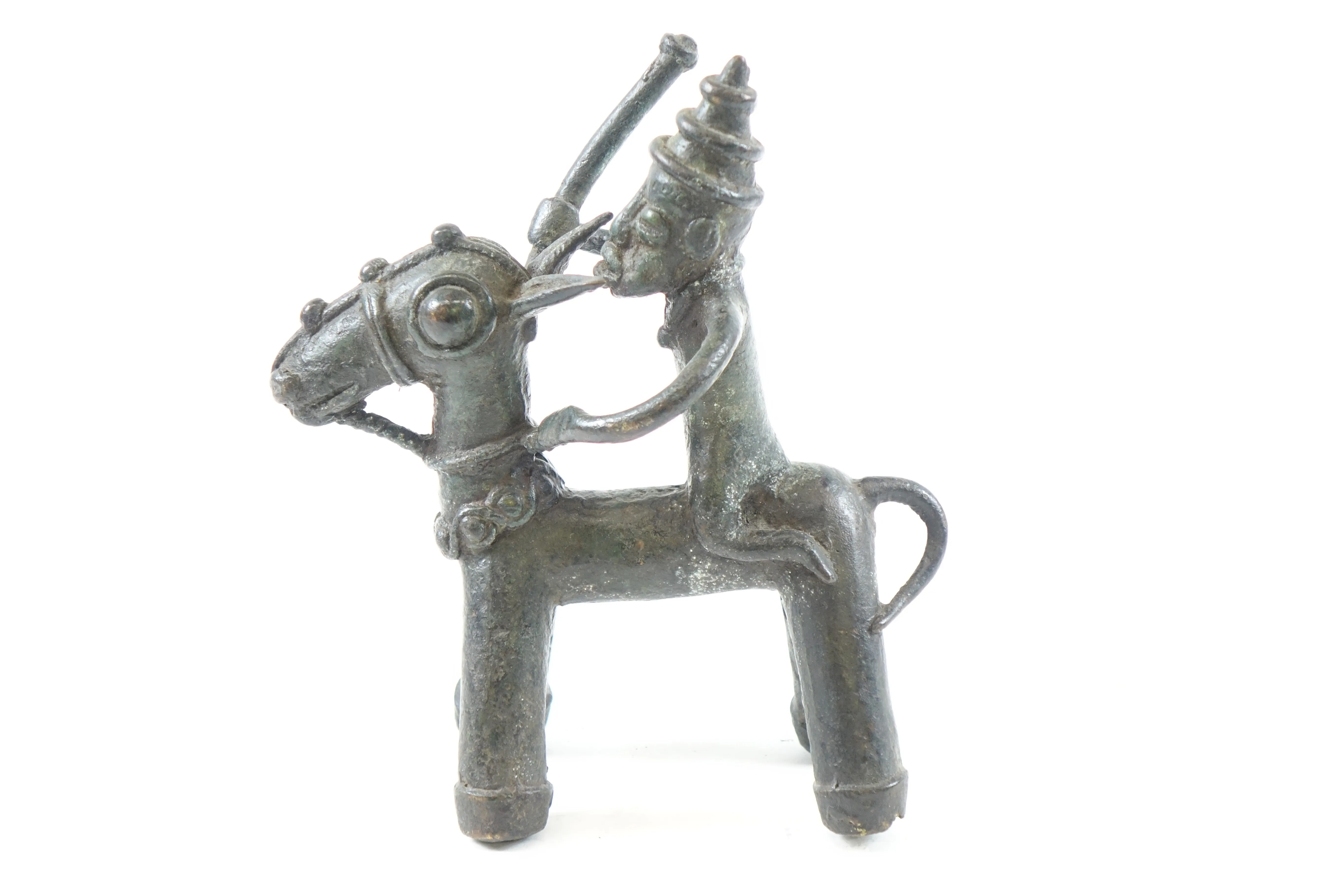 Antique 19th Century Bronze African Figurine