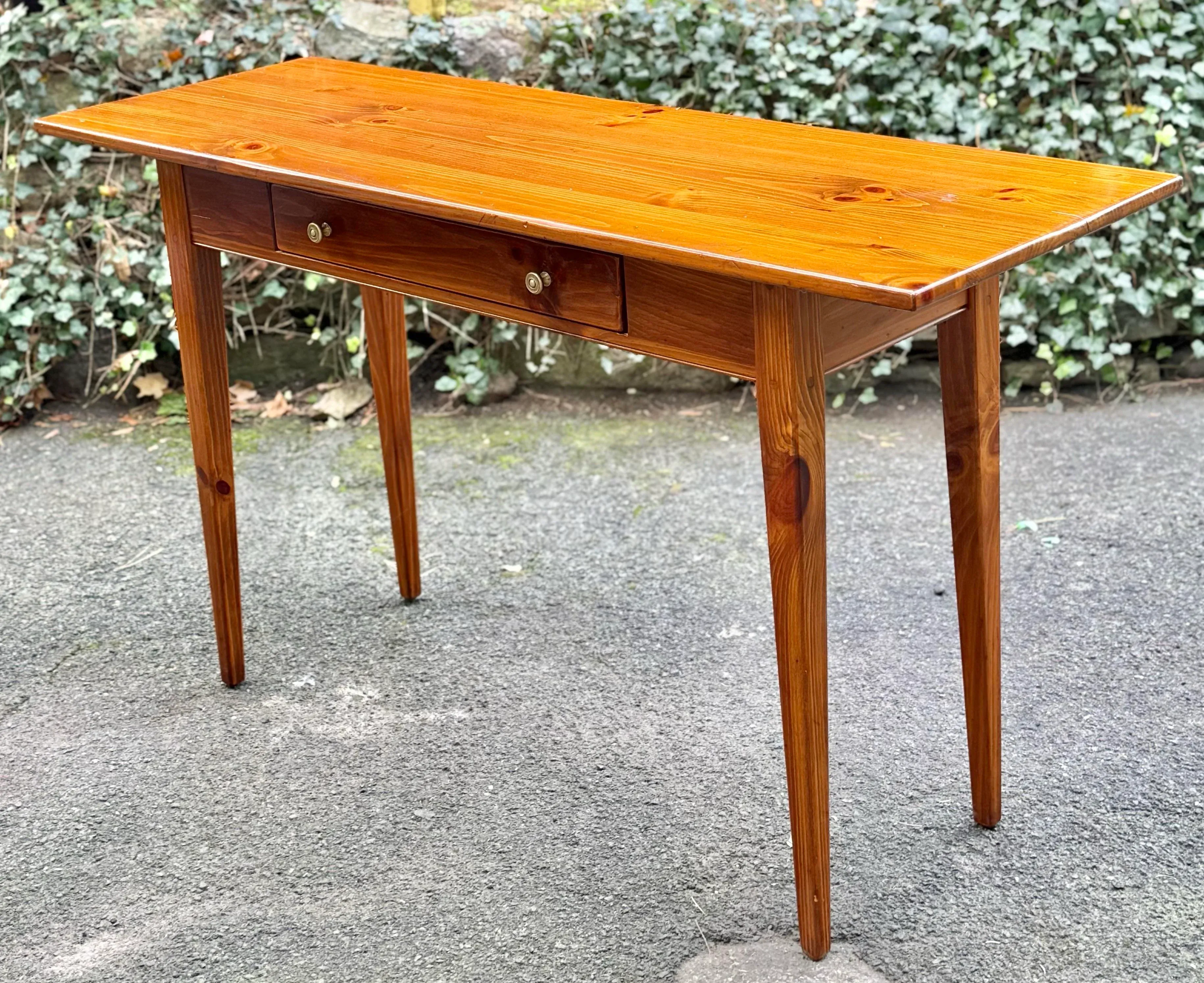 Ethan Allen Country Craftsman Pine Console Table