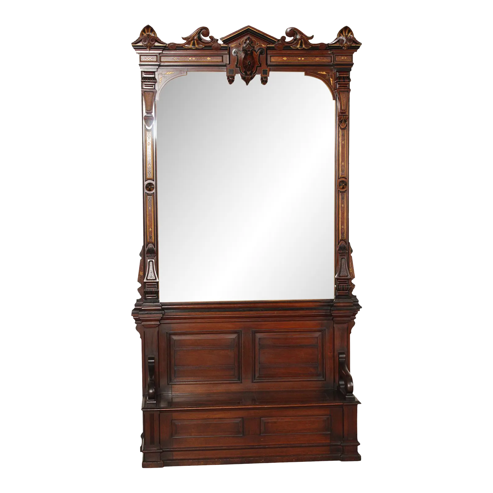 Late 19th Century Monumental American Victorian Renaissance Carved