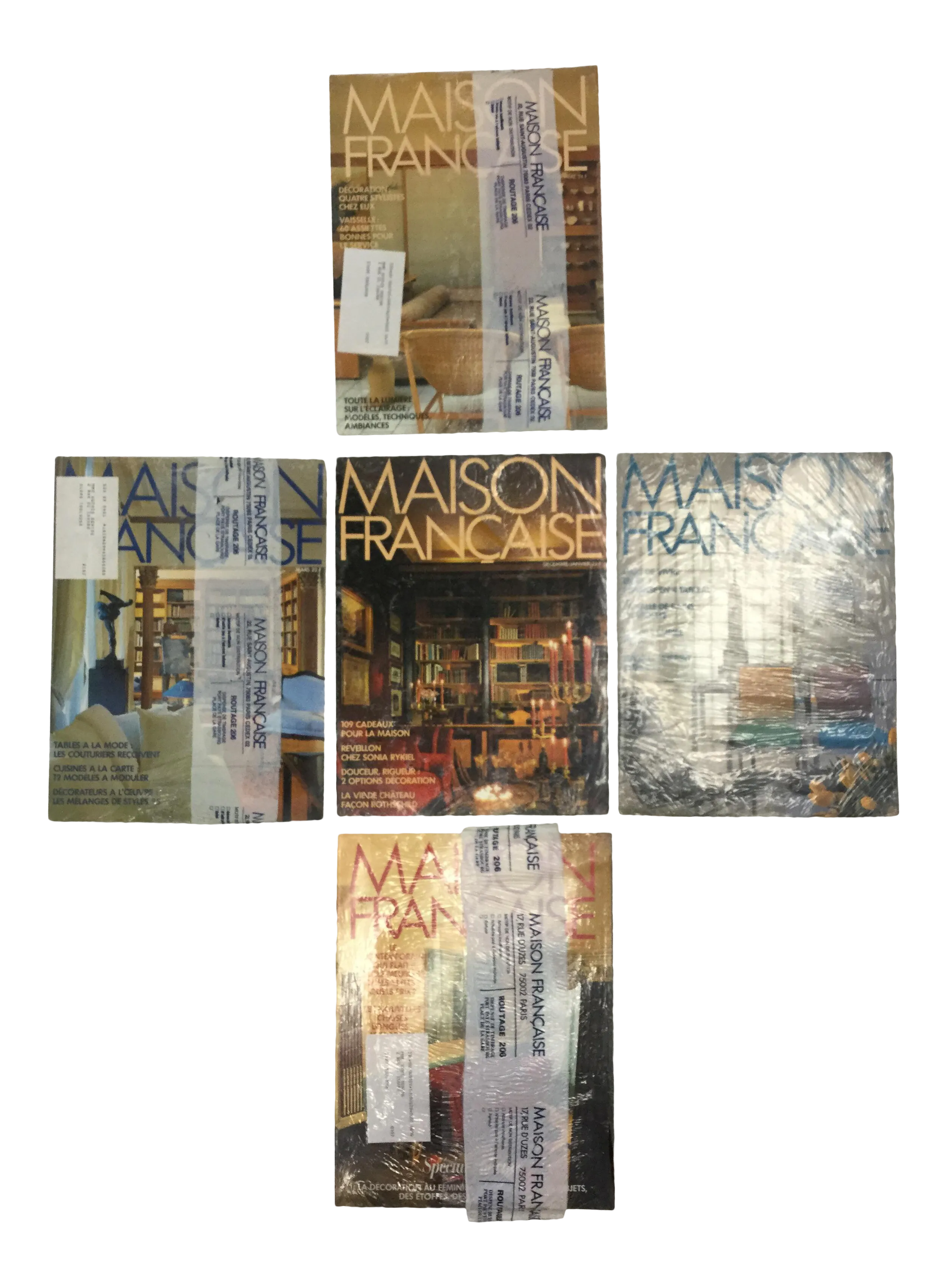 Collectible French Interior Decorating Magazines - Set of 5