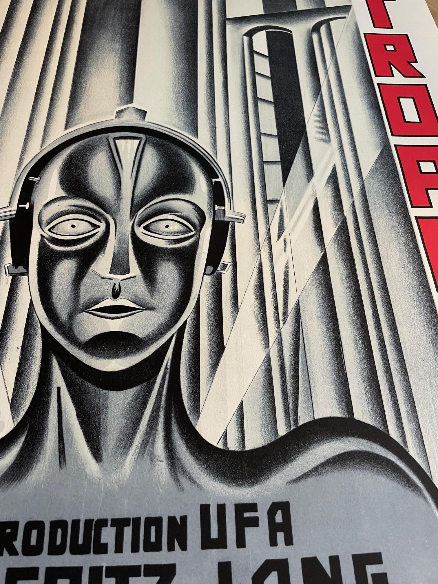 ねむねむ Heinz Schulz-Neudamm, Metropolis, 1927 / 2017, Print | Chairish