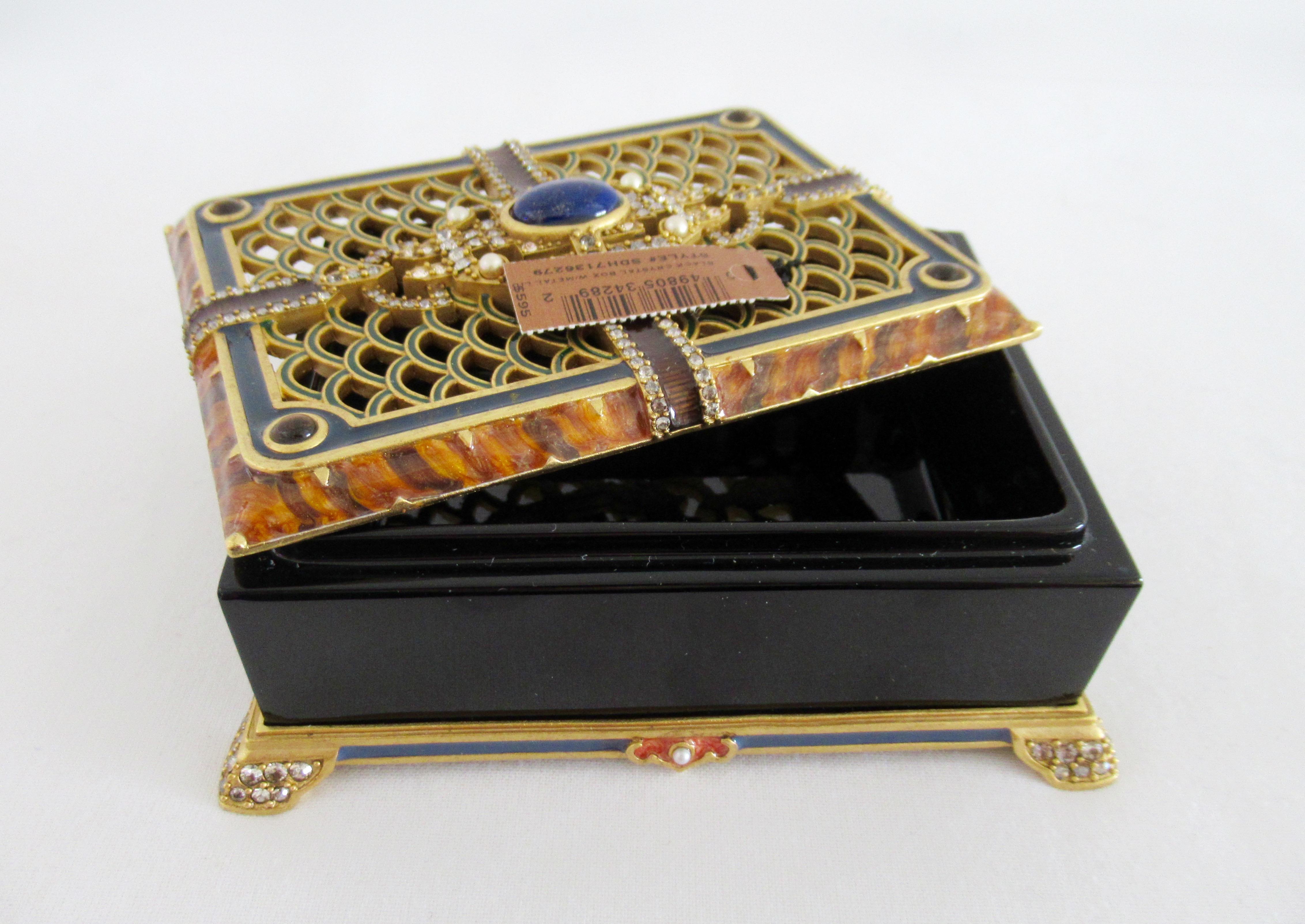 Jay Strongwater Enameled & Swarovski Crystal Embellished