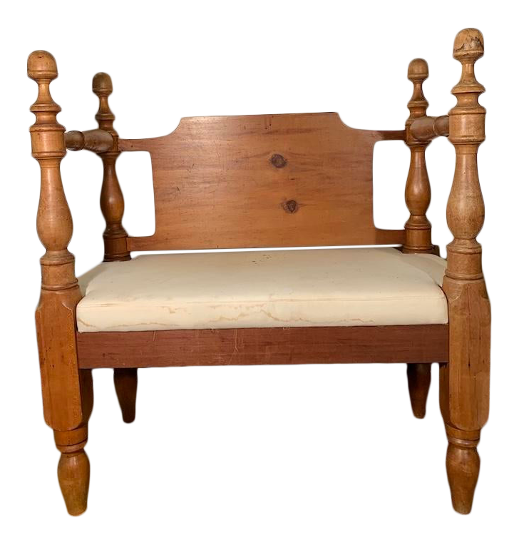 Custom Made Pine Bench Chairish