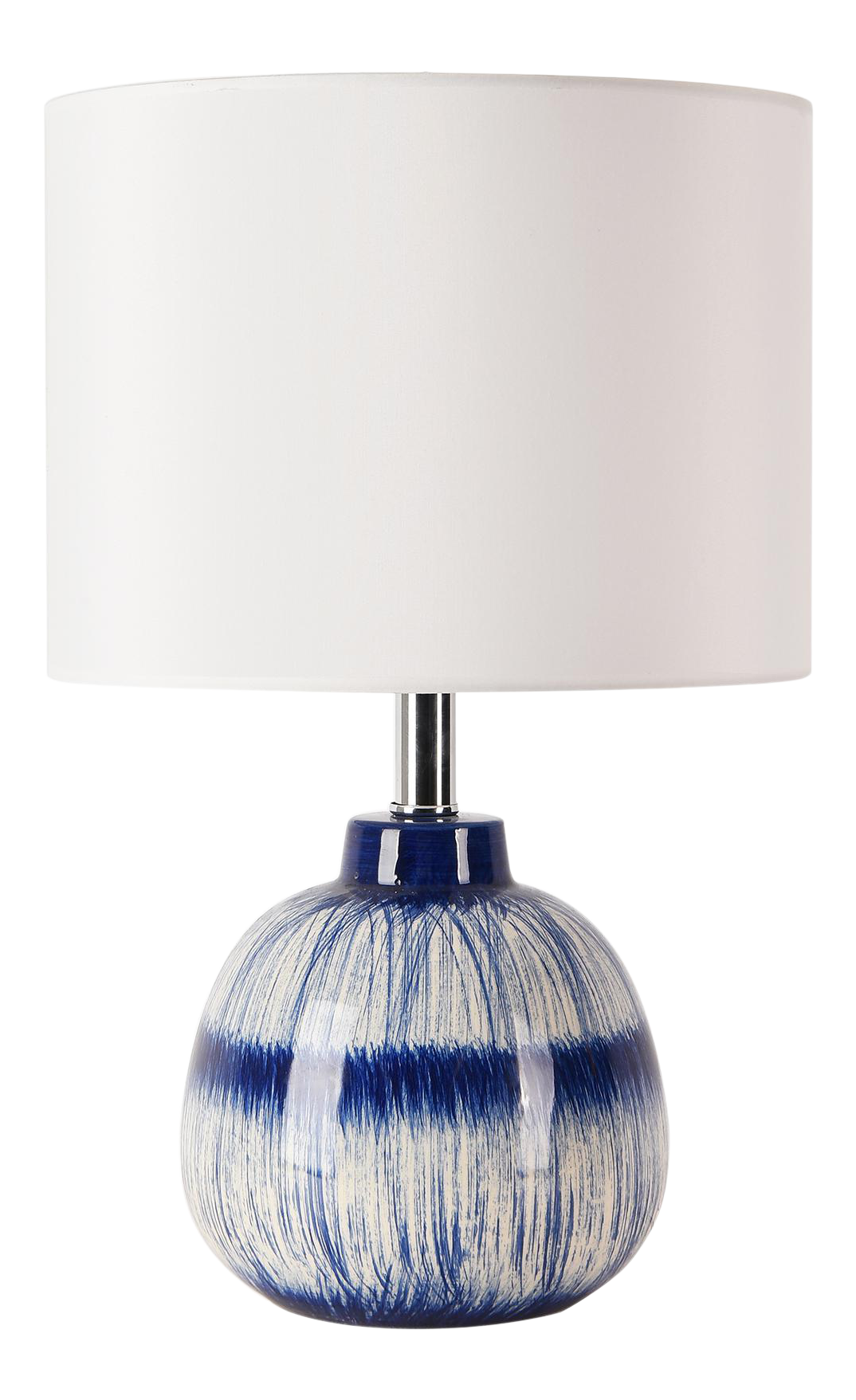 Pasargad Home Joshua Metal & Ceramic Table Lamp With White Shade Chairish