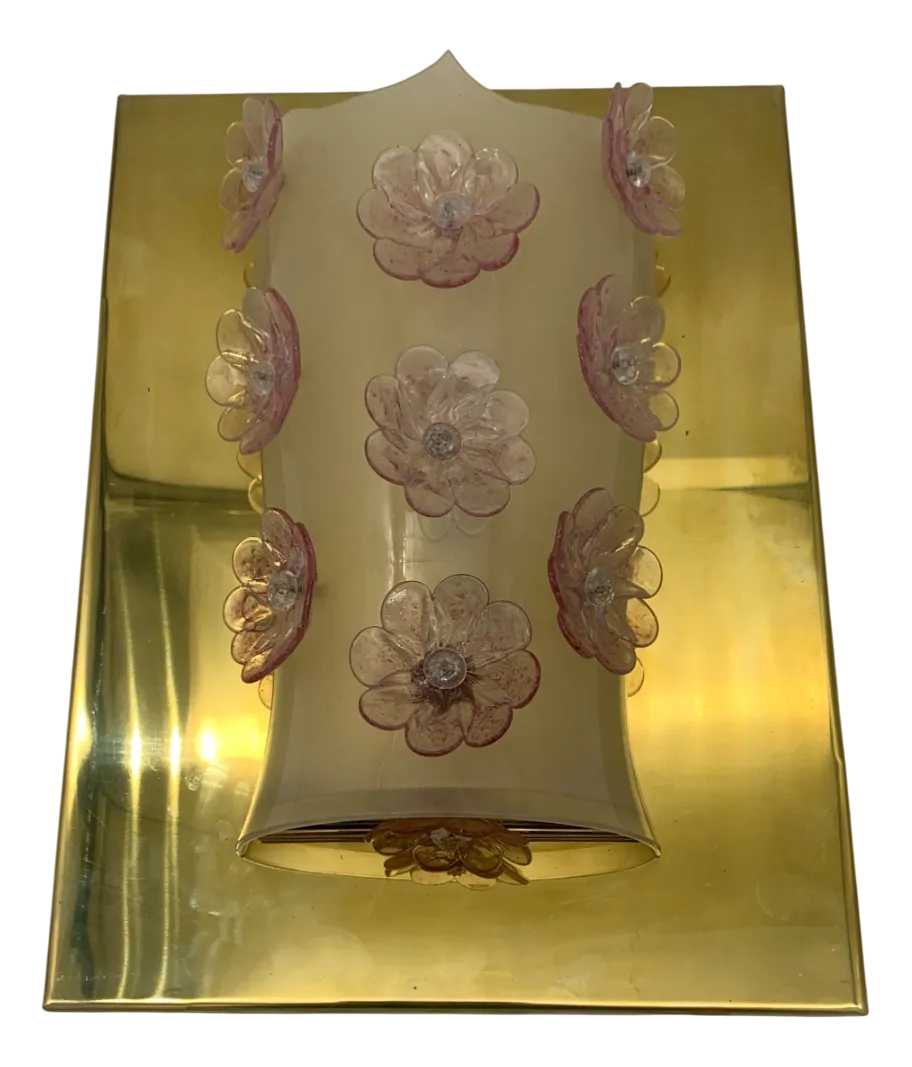 Panel Sconce from Seguso, 1960s
