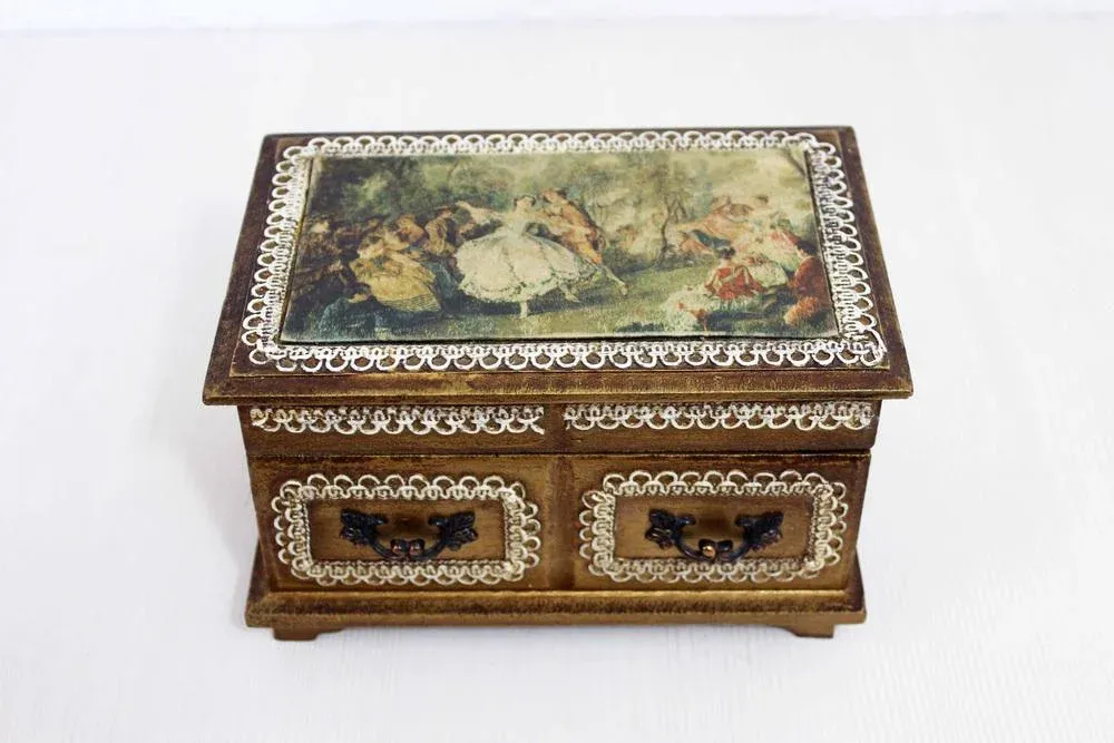 Musical Jewelry Box | Chairish