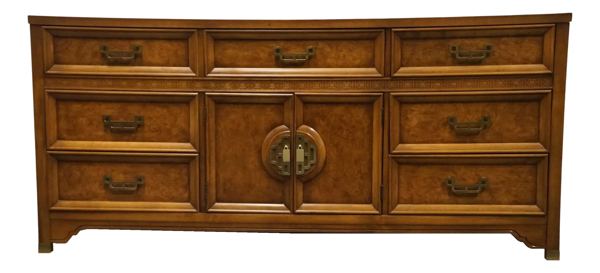 Henry Link Mandarin Collection Burled Wood Asian Chinoiserie