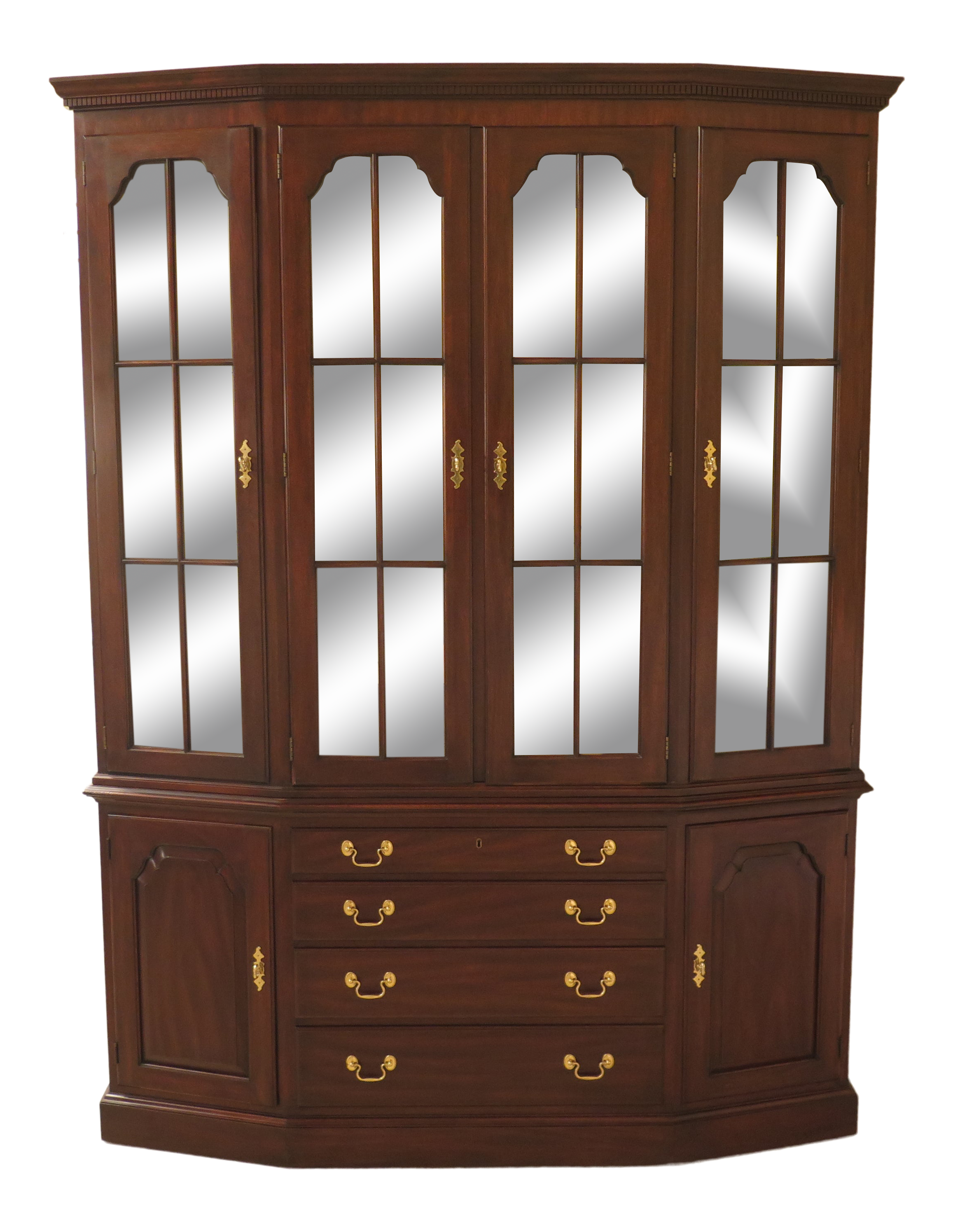 Henkel Harris Mahogany China Cabinet Chairish
