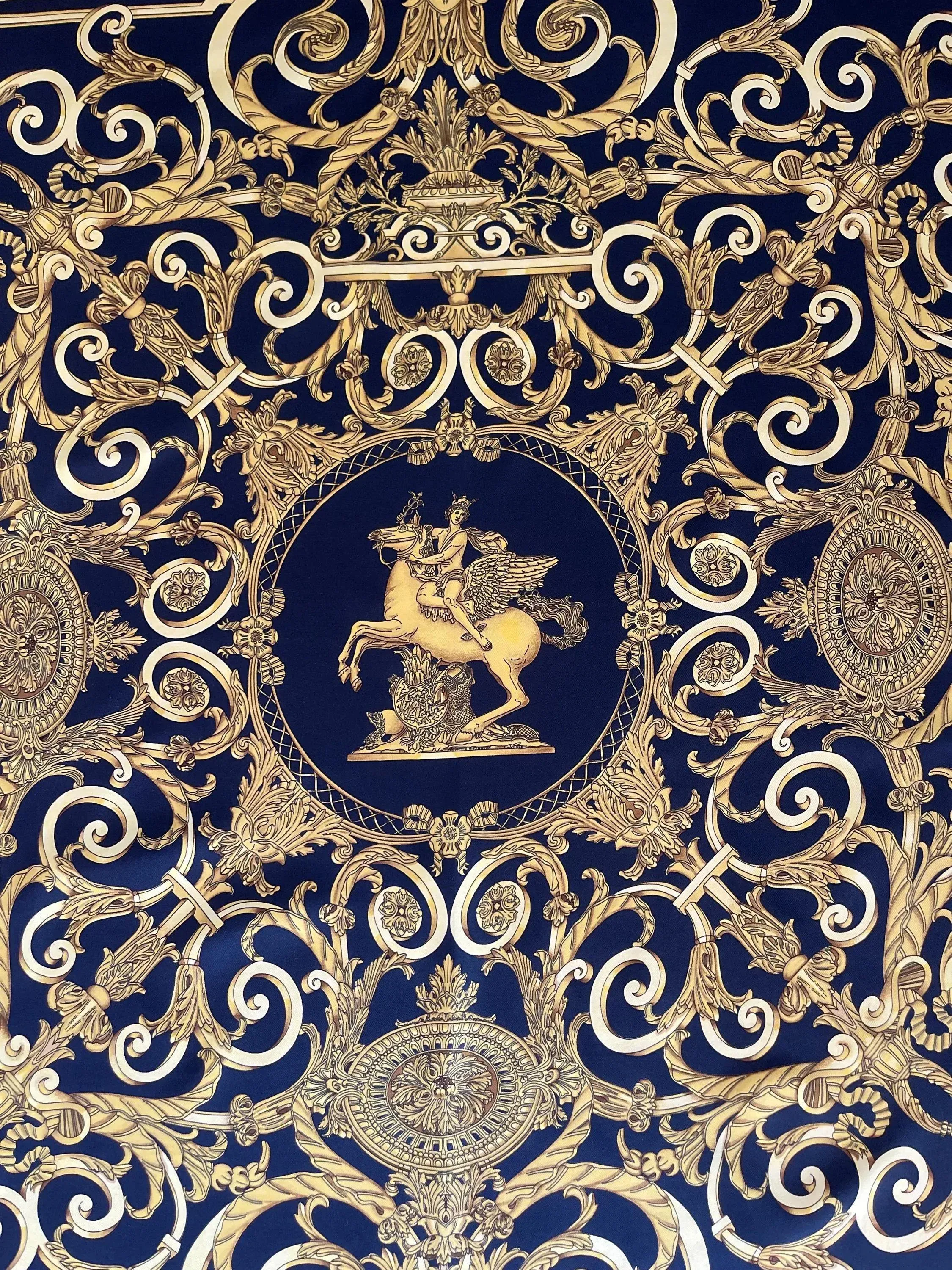 Hermès Silk Scarf “Les Tuileries” 1990 | Chairish