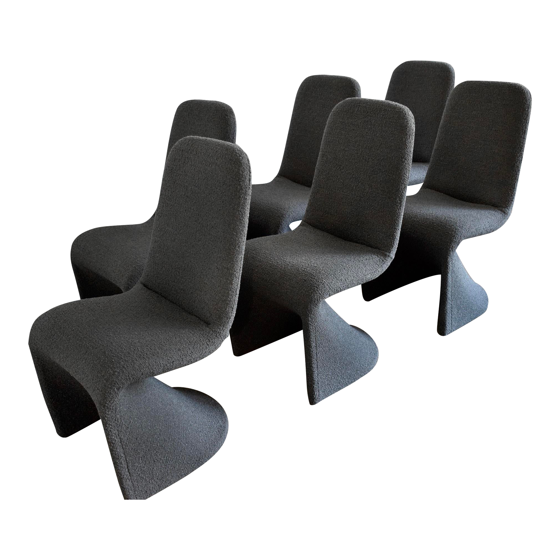 S shaped online dining chairs