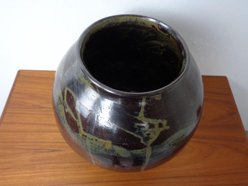 Large Danish Studio Ceramic Jug or Vase, 1960s main image 3