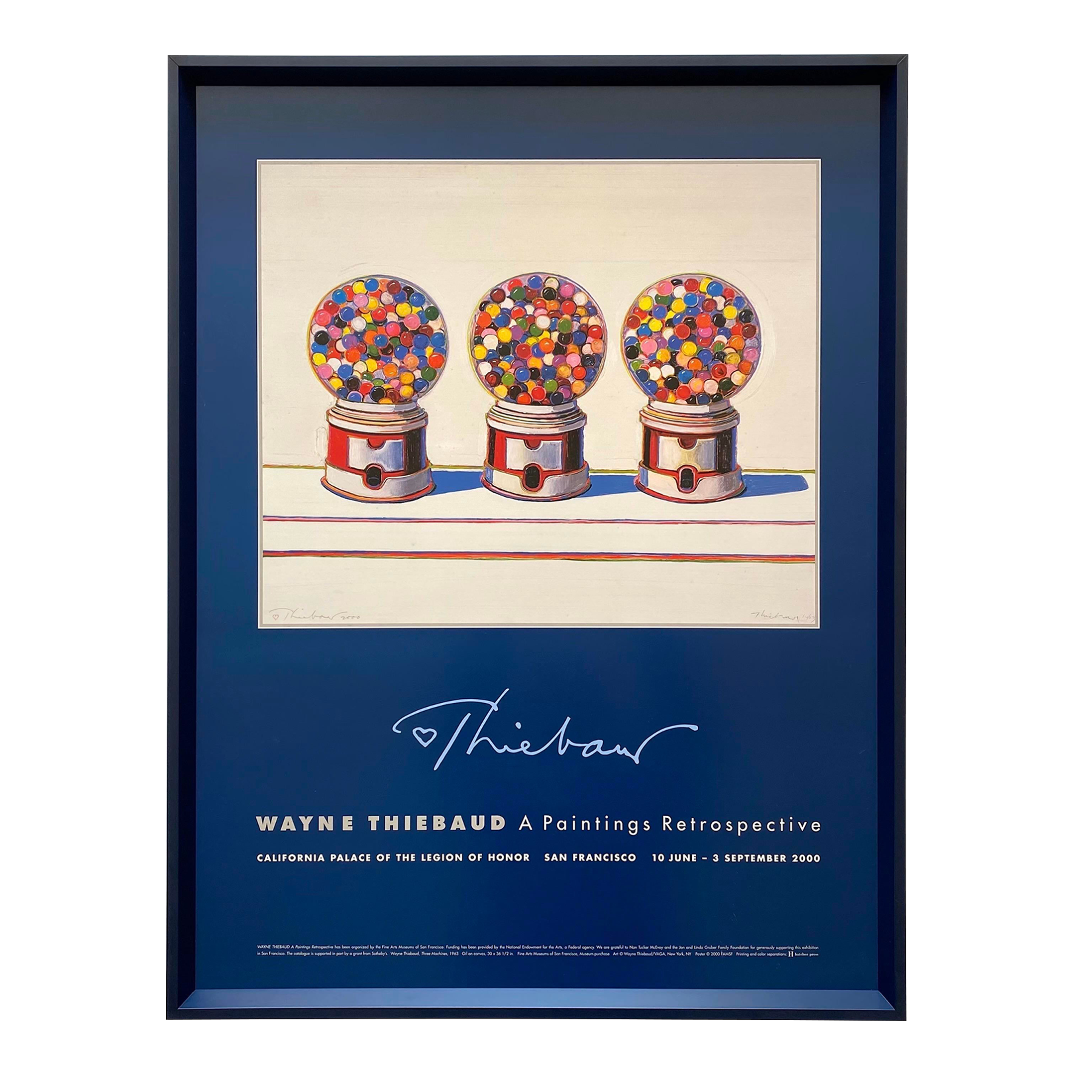 Wayne Thiebaud ミッキーマウス アートポスター 1984 Vintage Wayne Thiebaud 1984 Mickey Mouse Framed 30
