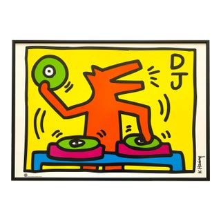 作者不詳　lithograph サインあり keith-haring-estate-vintage-