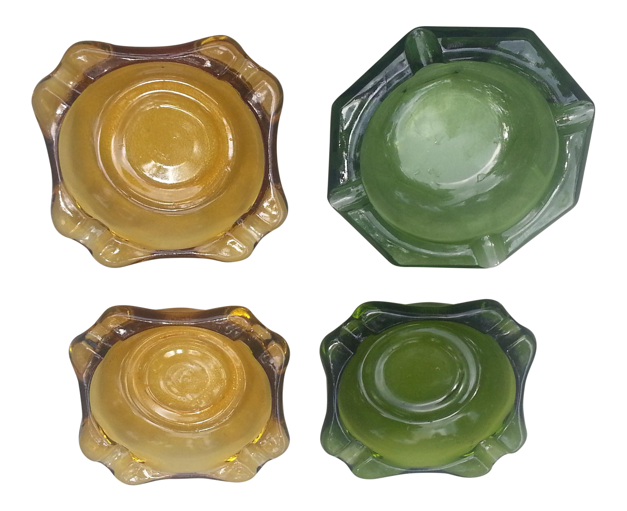 Vintage Ashtrays Set of 4 Chairish