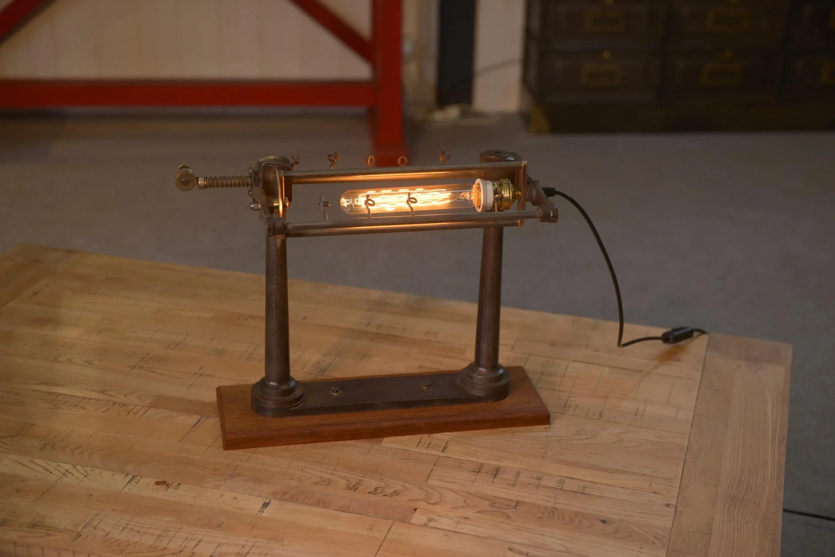 Industrial Loom Lamp, 1950s main image 4