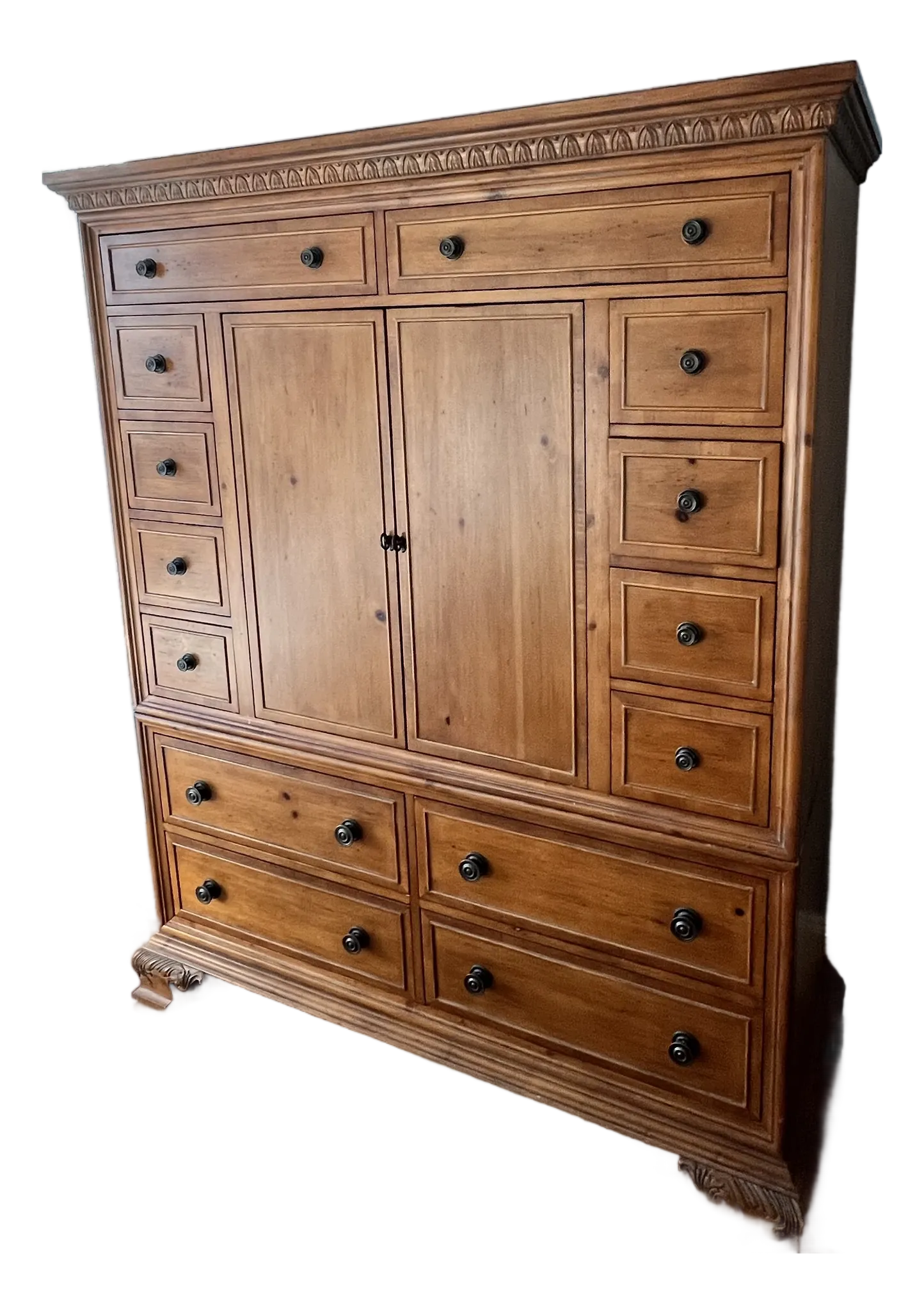 Ethan Allen Modern Armoire | Chairish