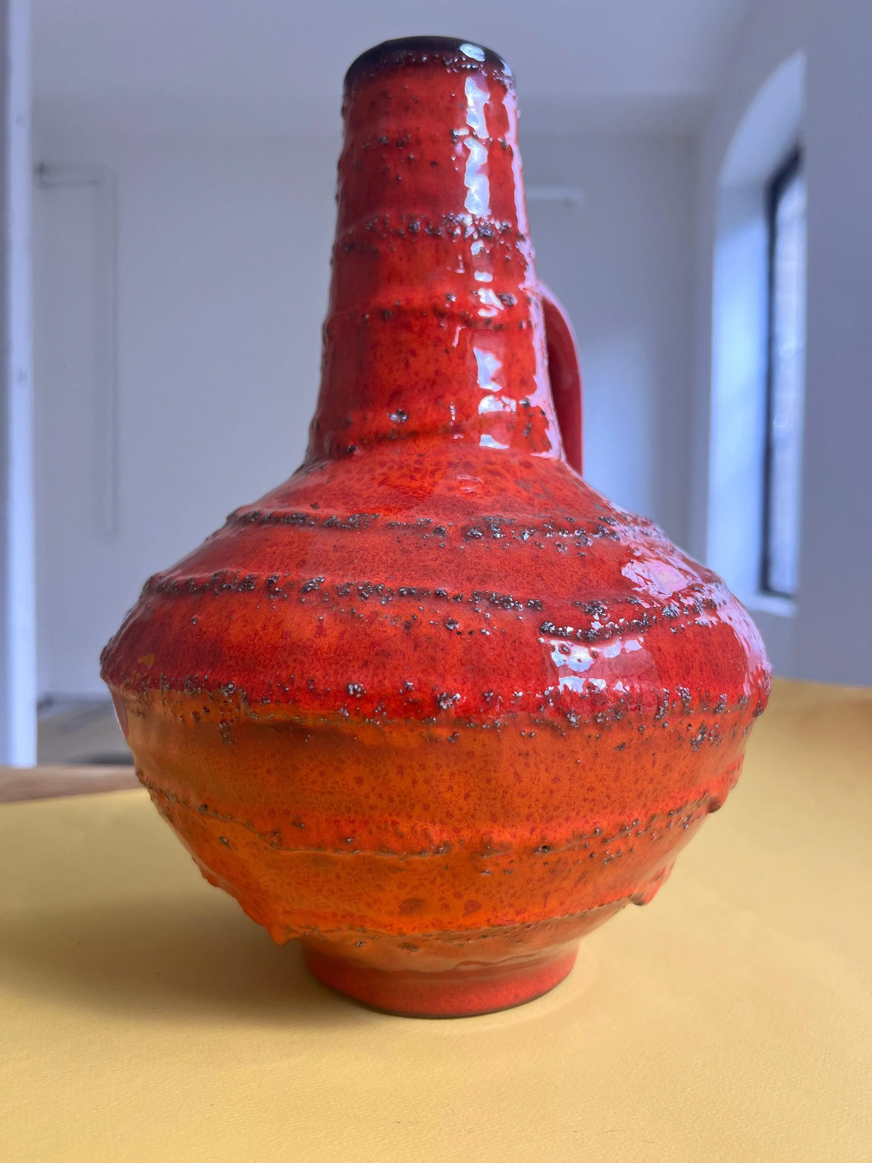 Fat Lava Vase 1007 by Heinz Siery for Carsten Keramik | Chairish