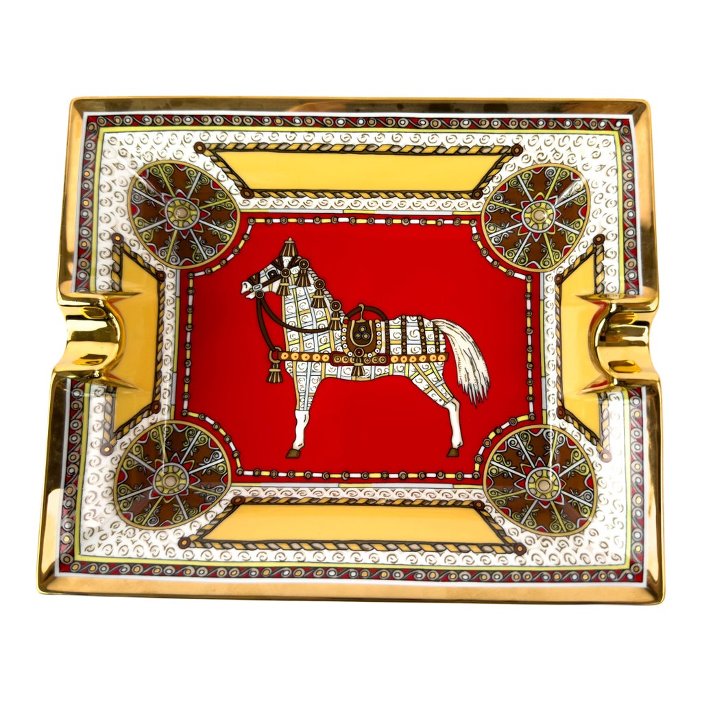 Hermès Paris Cheval D'Orient (Horse of the Orient) Porcelain