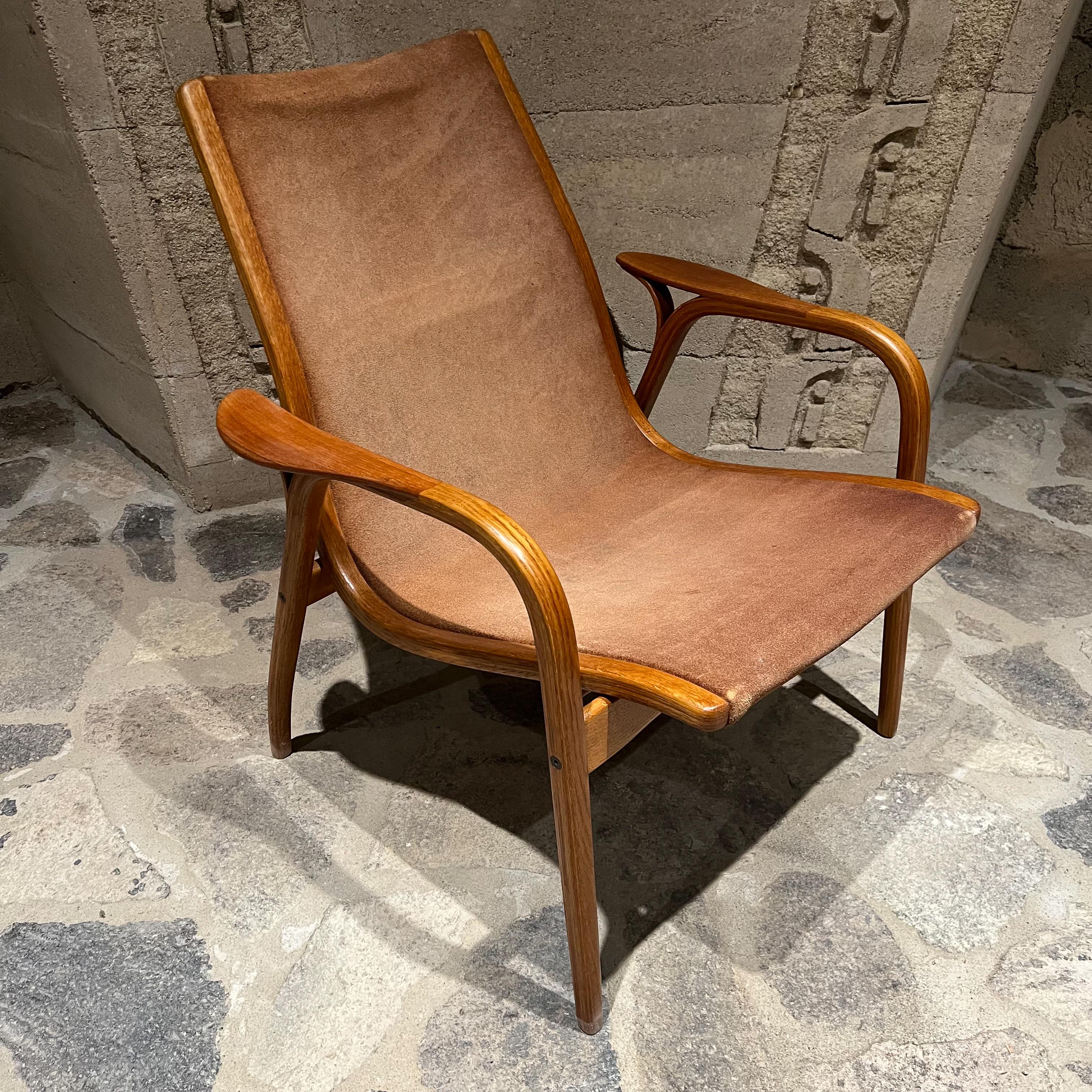 1950s Vintage Yngve Ekstrom Classic Modern Lamino Chair Swedish