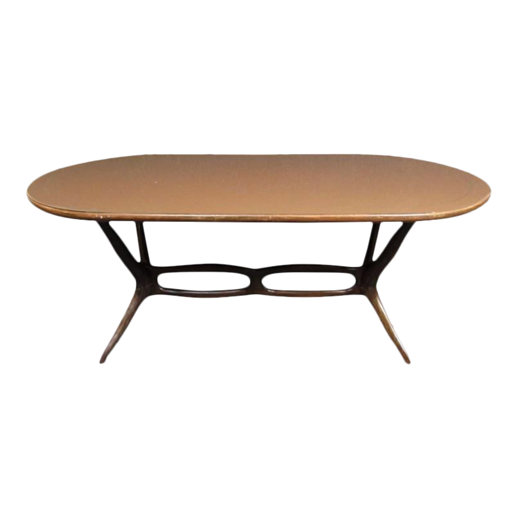 Italian Oval Glass Top Dining Table Chairish