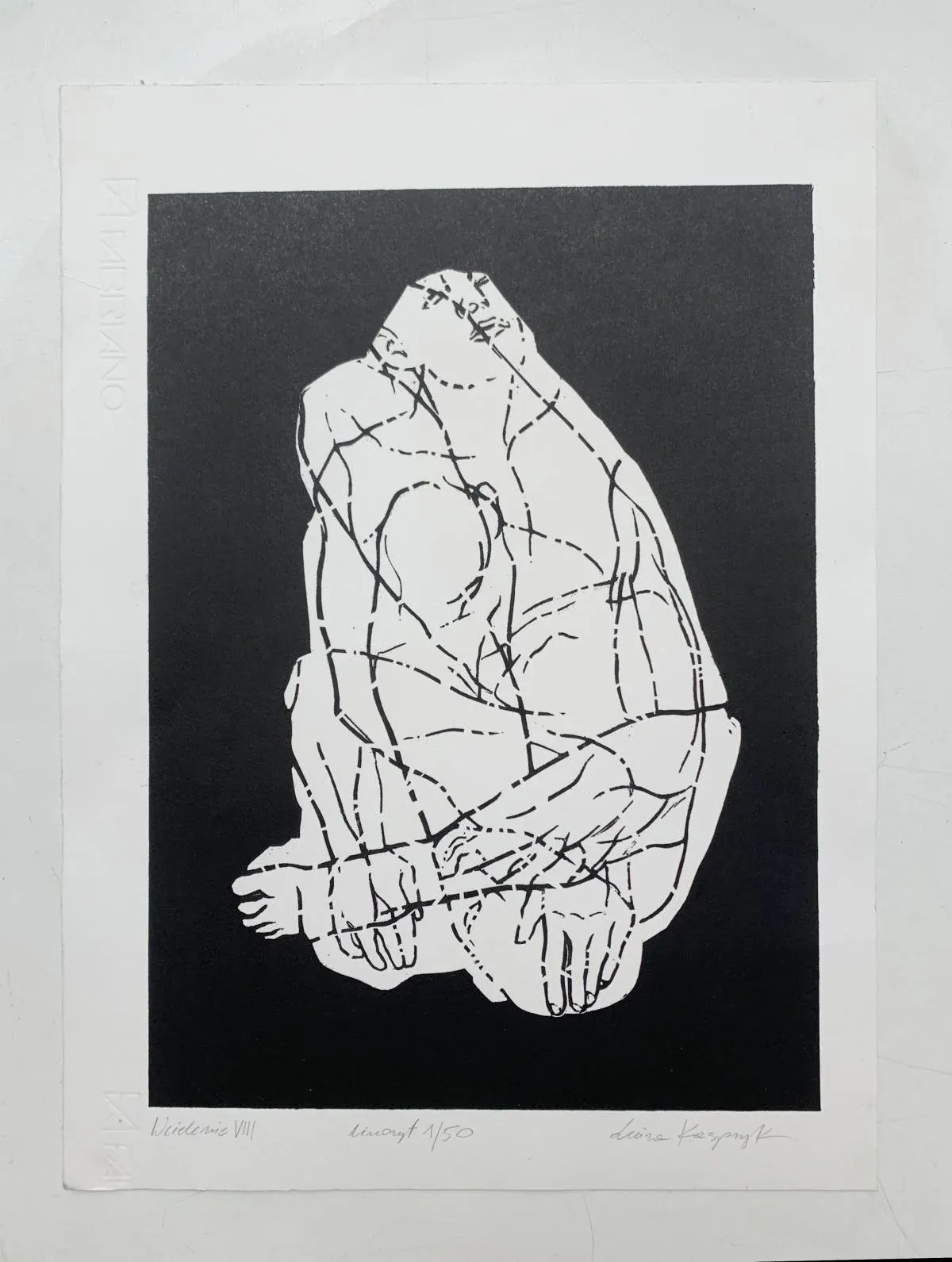 Luiza Kasprzyk, Incarnation VIII, 2024, Linocut
