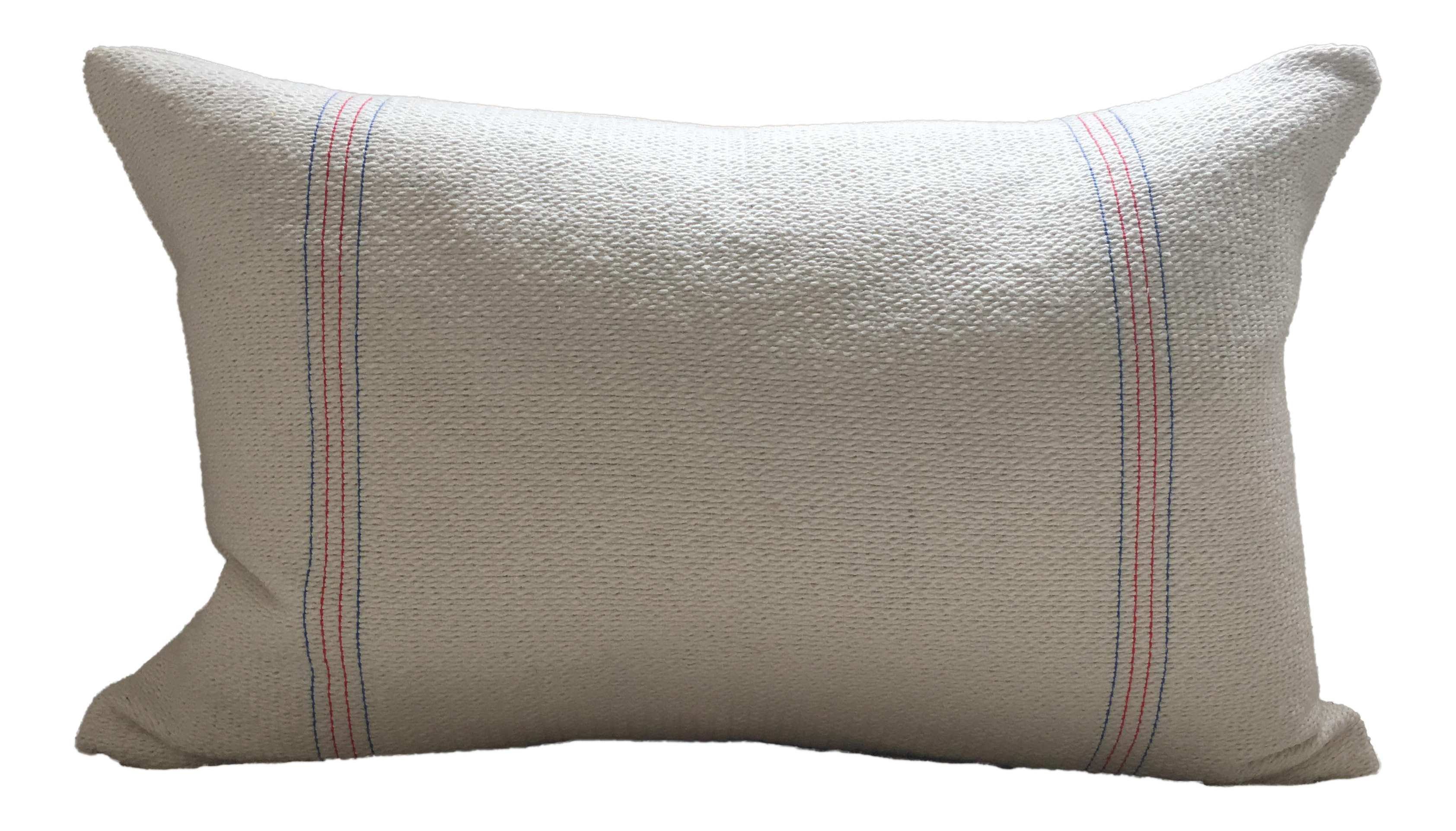 Home Garden Red New French Chic Linen Woven Pillow Cushion